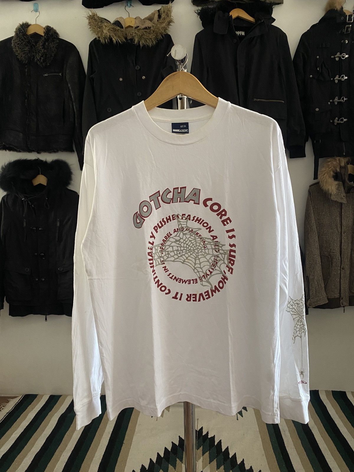 If Six Was Nine Japanese Gotcha Surf Poem Sp5der Style Longslevee Tee Size US XL / EU 56 / 4 - 1 Thumbnail