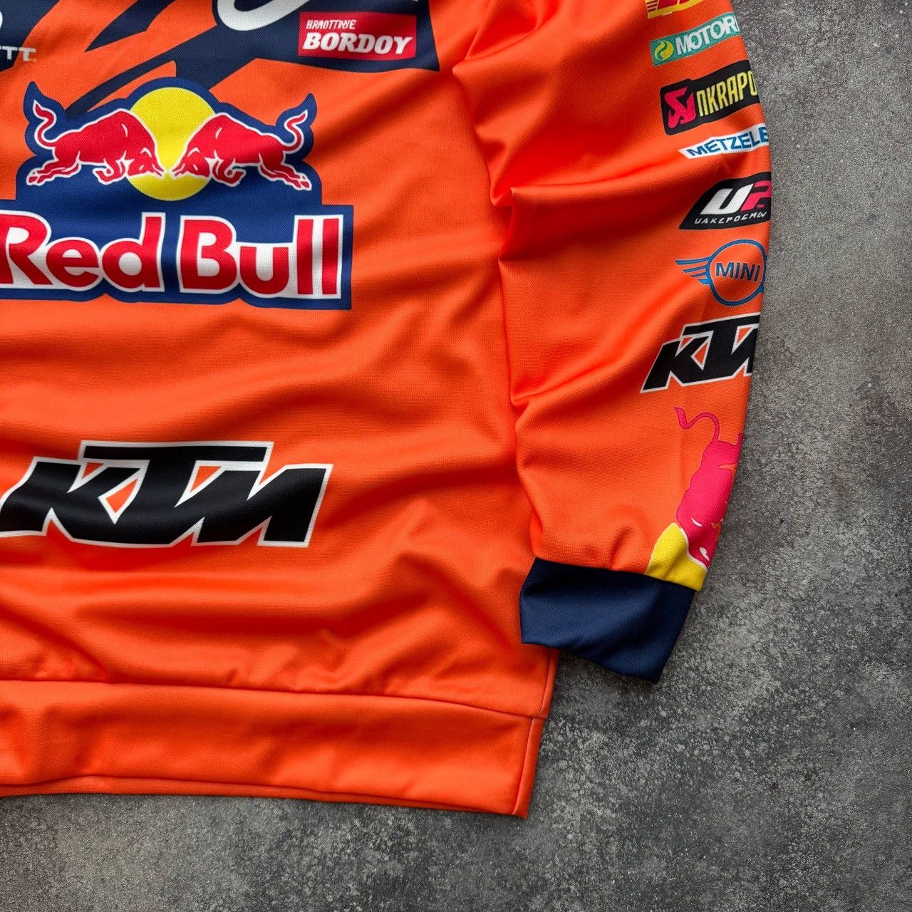 Japanese Brand Red Bull Moto Racing Multi Logo Long Sleeve Top Size US M / EU 48-50 / 2 - 8 Thumbnail