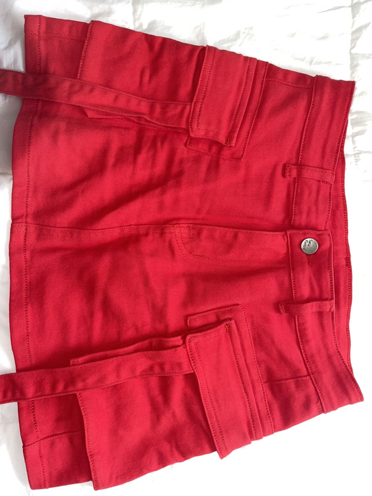 Other Red high rise skirt Size 26" / US 2 / IT 38 - 2 Thumbnail