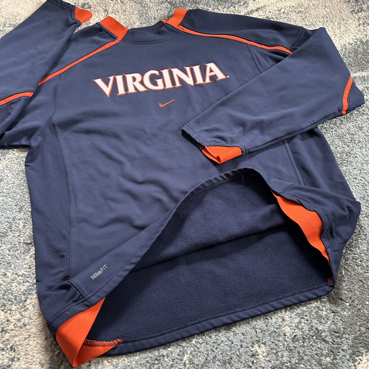 Nike 2009 UNiVERSiTY of ViRGiNiA L/S TENNiS TOP UVA CAVALiERS Size US L / EU 52-54 / 3 - 11 Thumbnail