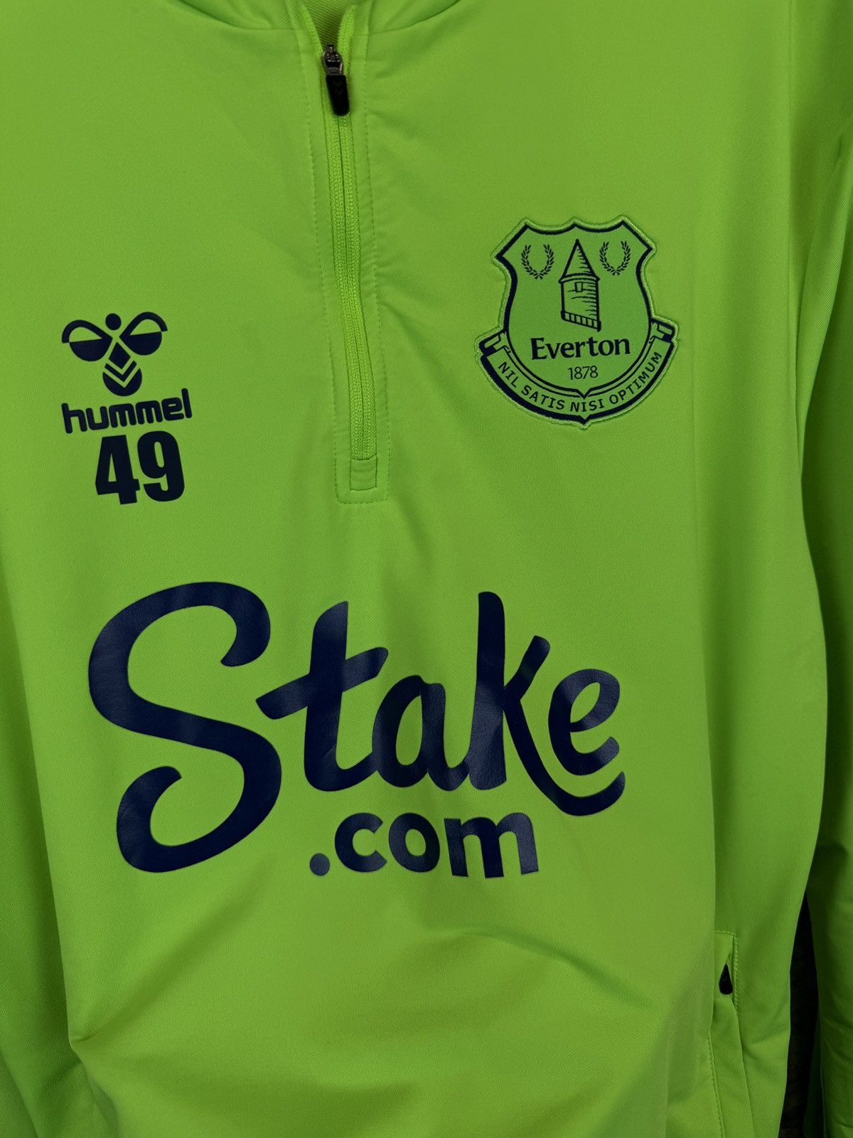 Hummel × Vintage Mens Vintage Hummel Everton soccer sweatshirt jersey Size US M / EU 48-50 / 2 - 7 Thumbnail