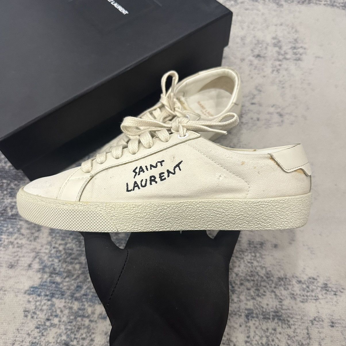 Saint Laurent Paris Sneakers Saint Laurent Size US 6 / IT 36 - 2 Thumbnail