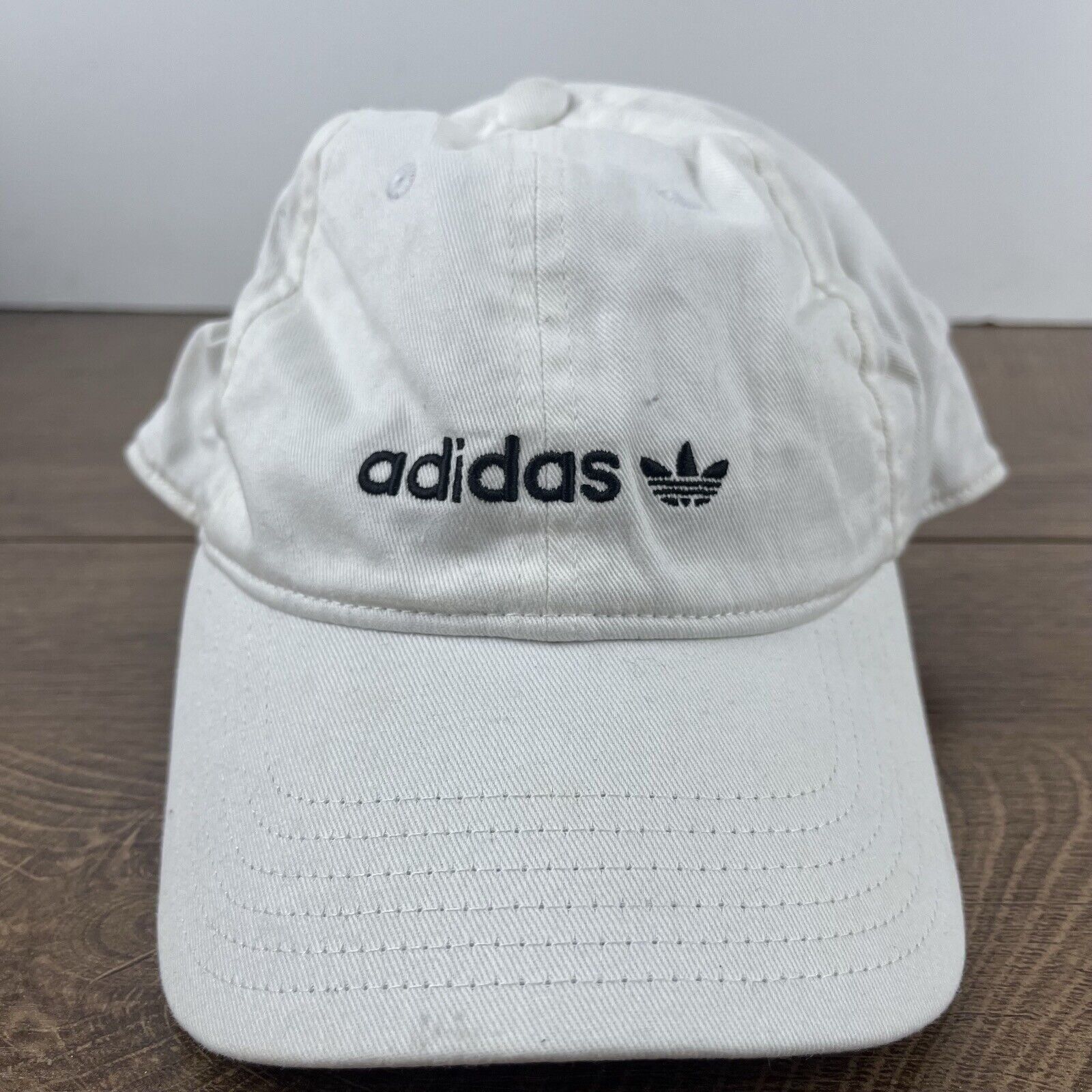Adidas Adidas Hat Adidas Adjustable Hat White Adjustable Hat White Size ONE SIZE - 4 Thumbnail