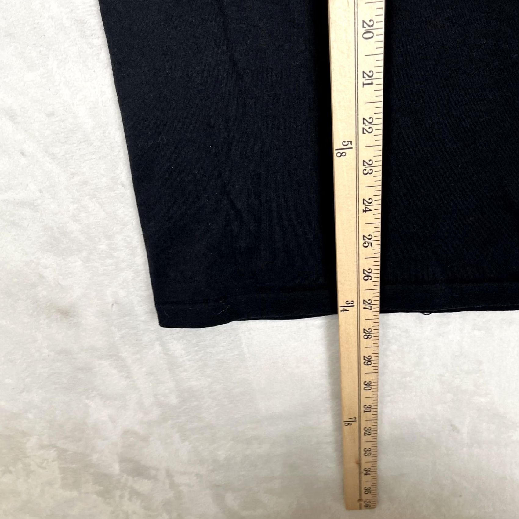 Hanes Hanes Men T-Shirt Black 50/50 Crew Neck Short Sleeve Villalovoz School Panda Graphic Logo Large L Vintage No Size US L / EU 52-54 / 3 - 5 Thumbnail