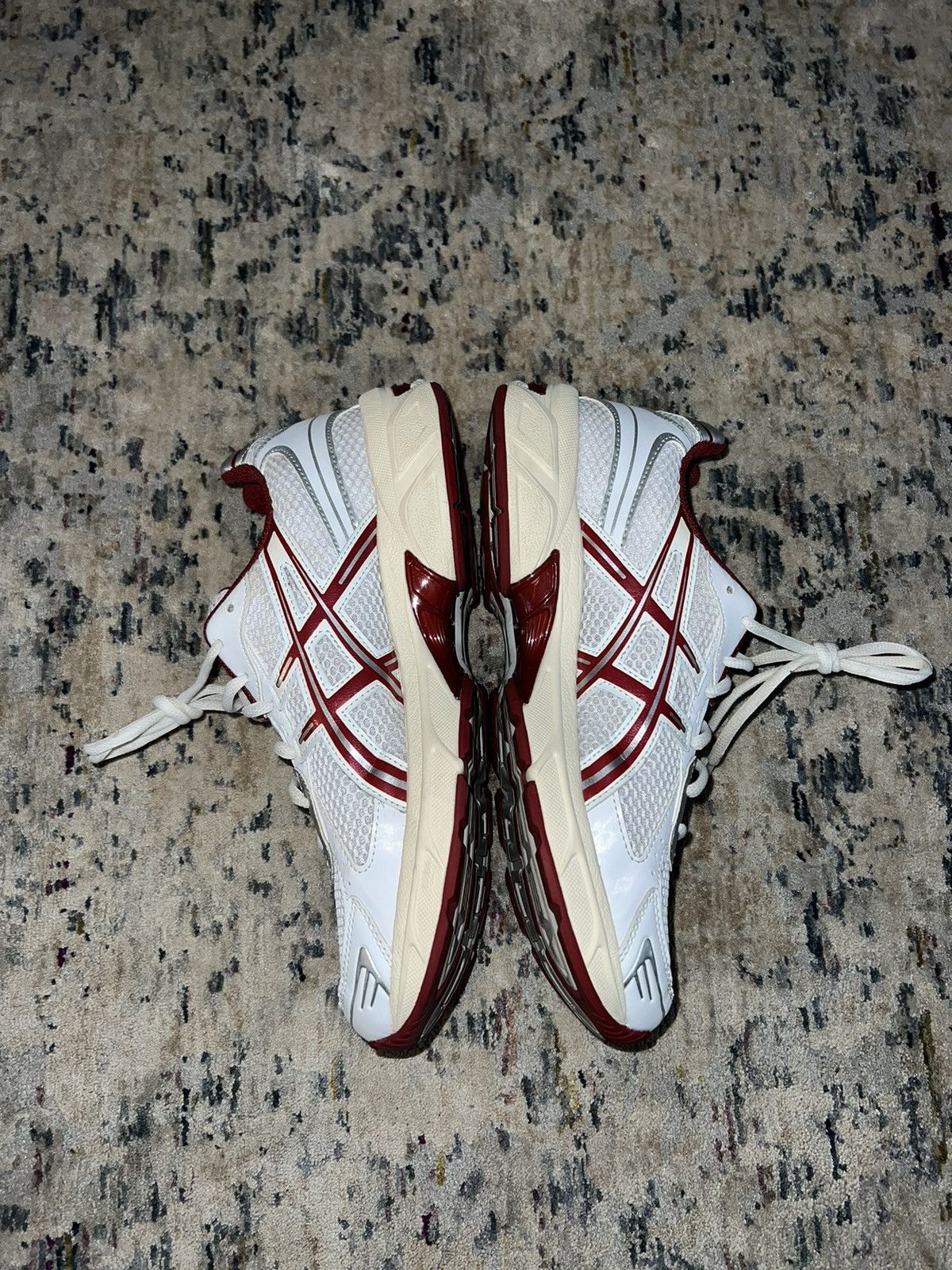 Asics Asics Gel-1130 White Red Dahlia Sz 10M / 11.5W Size US 10 / EU 43 - 1 Thumbnail