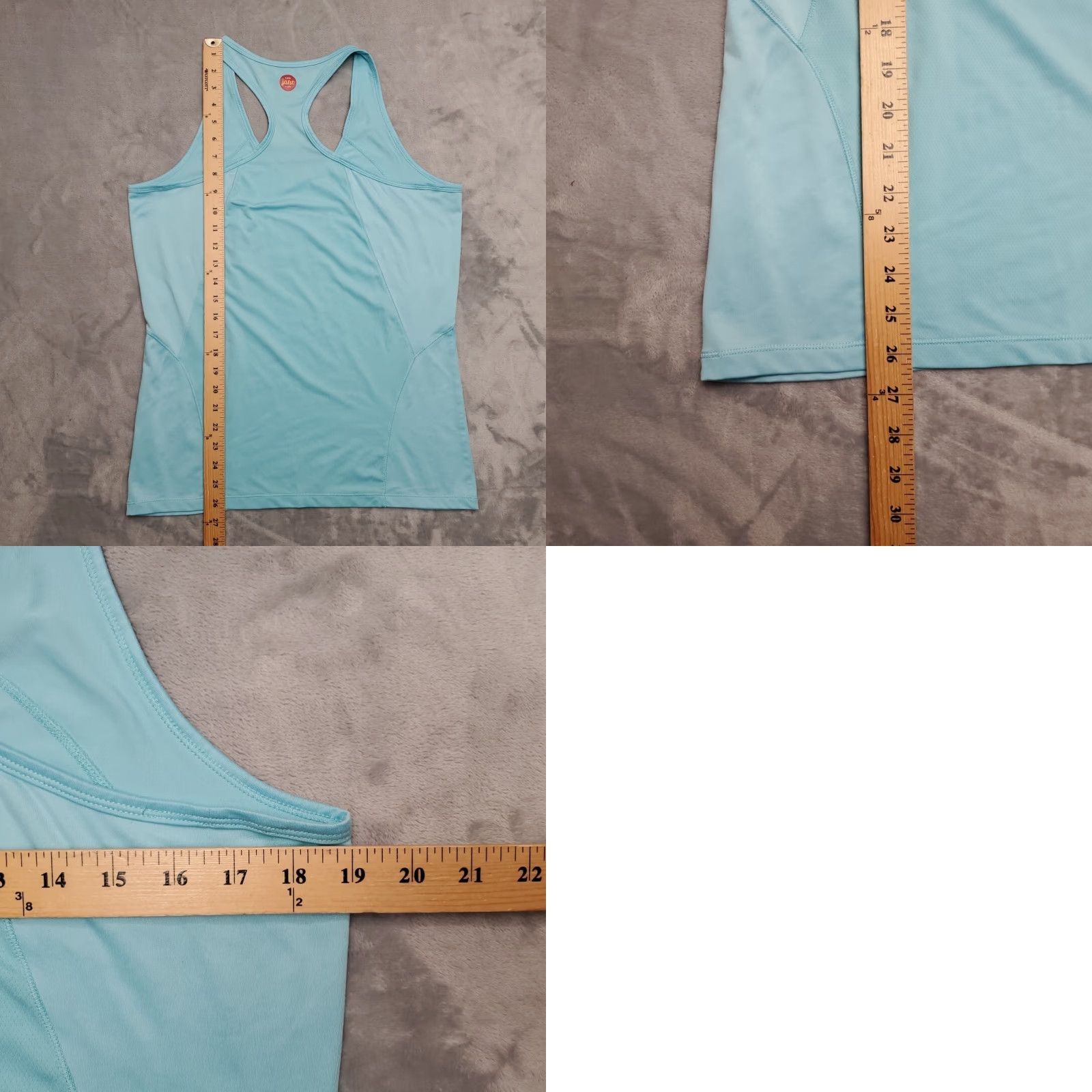 Alo Alo Yoga Tank Women L Sleeveless Activewear Run Racer Casual Athleisure Blue Tank Top Size L / US 10 / IT 46 - 8 Thumbnail