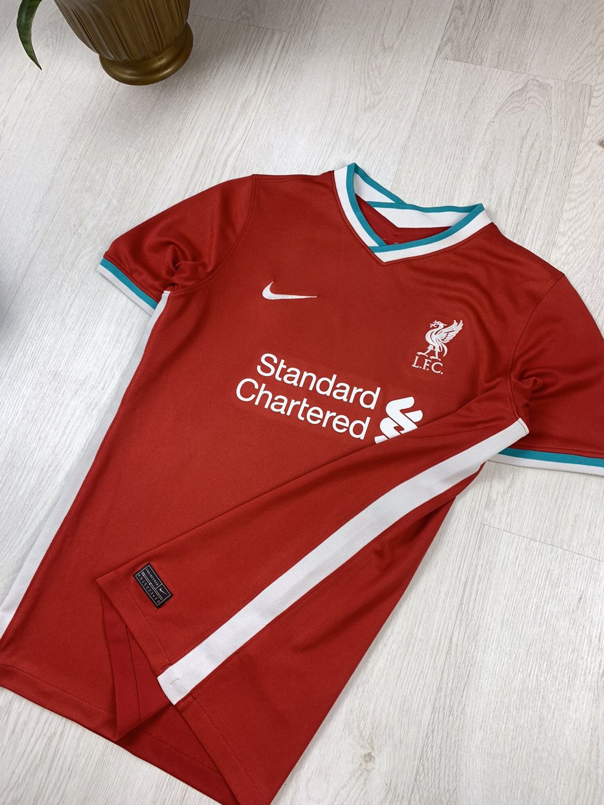 Nike Home Soccer Jersey Size Young XL 13-15 Years Size US XXS / EU 40 - 3 Thumbnail