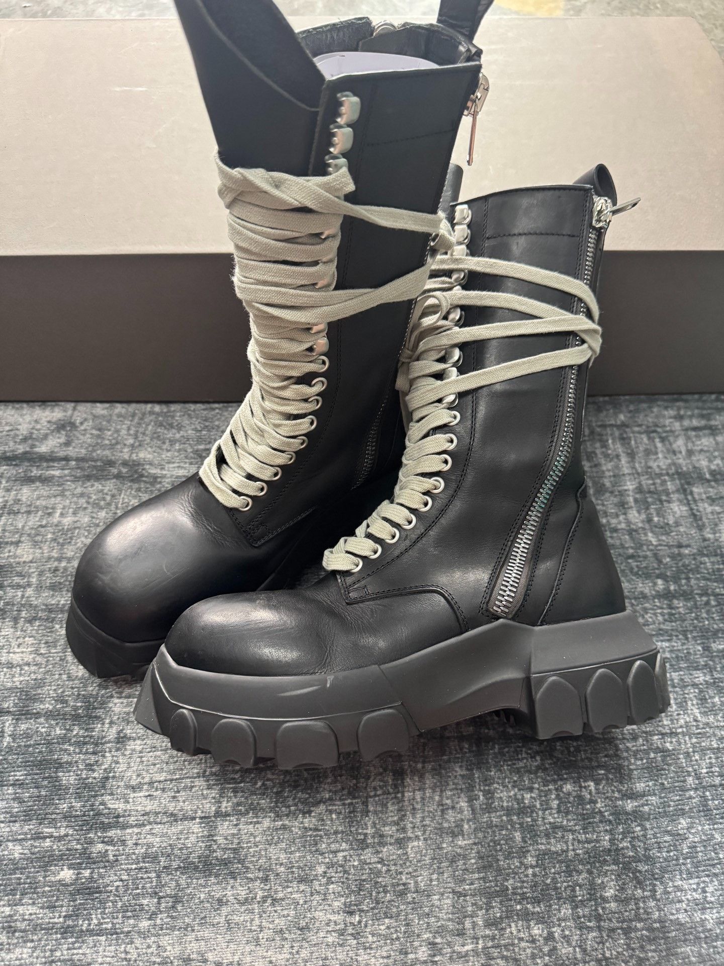 Rick Owens Rick Owens Boots 37 Women Size US 6.5 / IT 36.5 - 1 Thumbnail