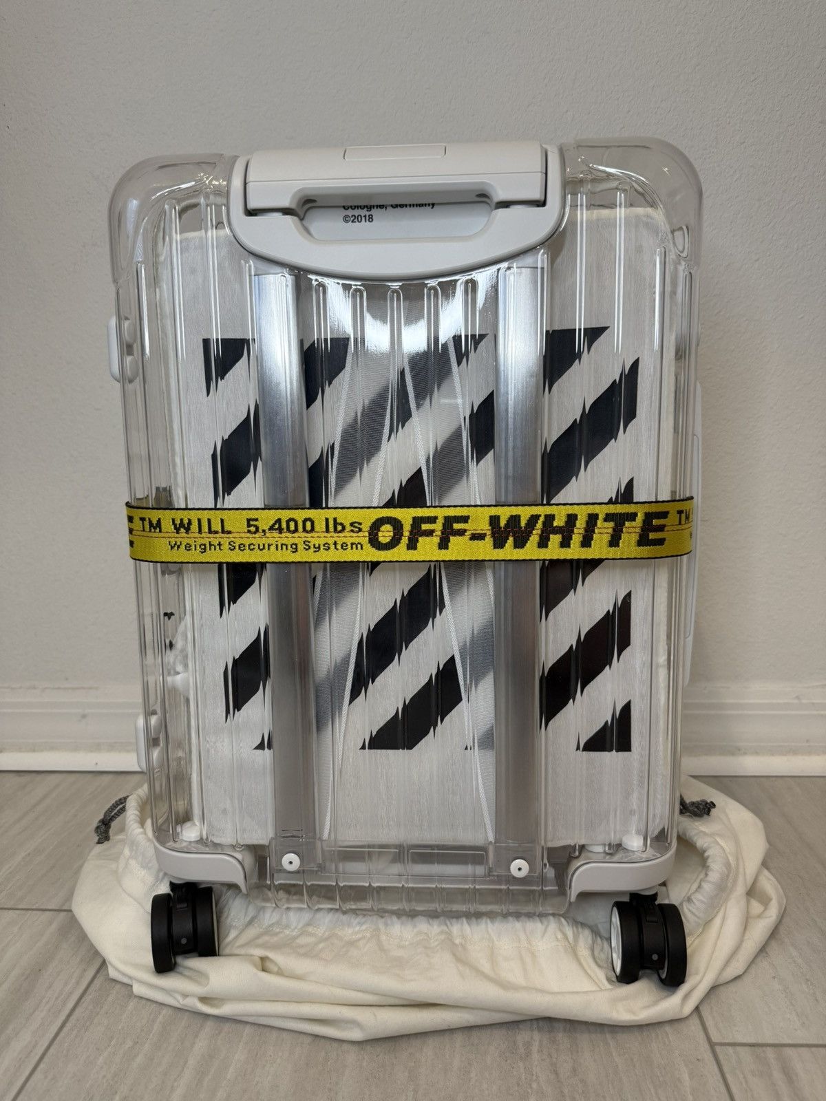 Virgil Abloh Off-White X Rimowa Transparent Luggage– TC