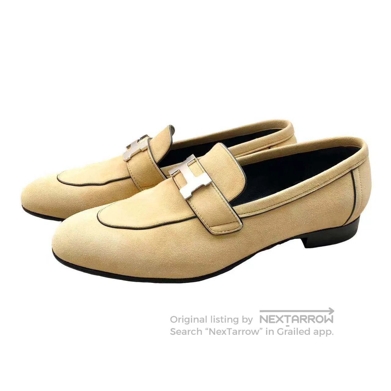 Hermes Hermes Suede H-button loafers| Size US 6.5 / IT 36.5 - 1 Thumbnail