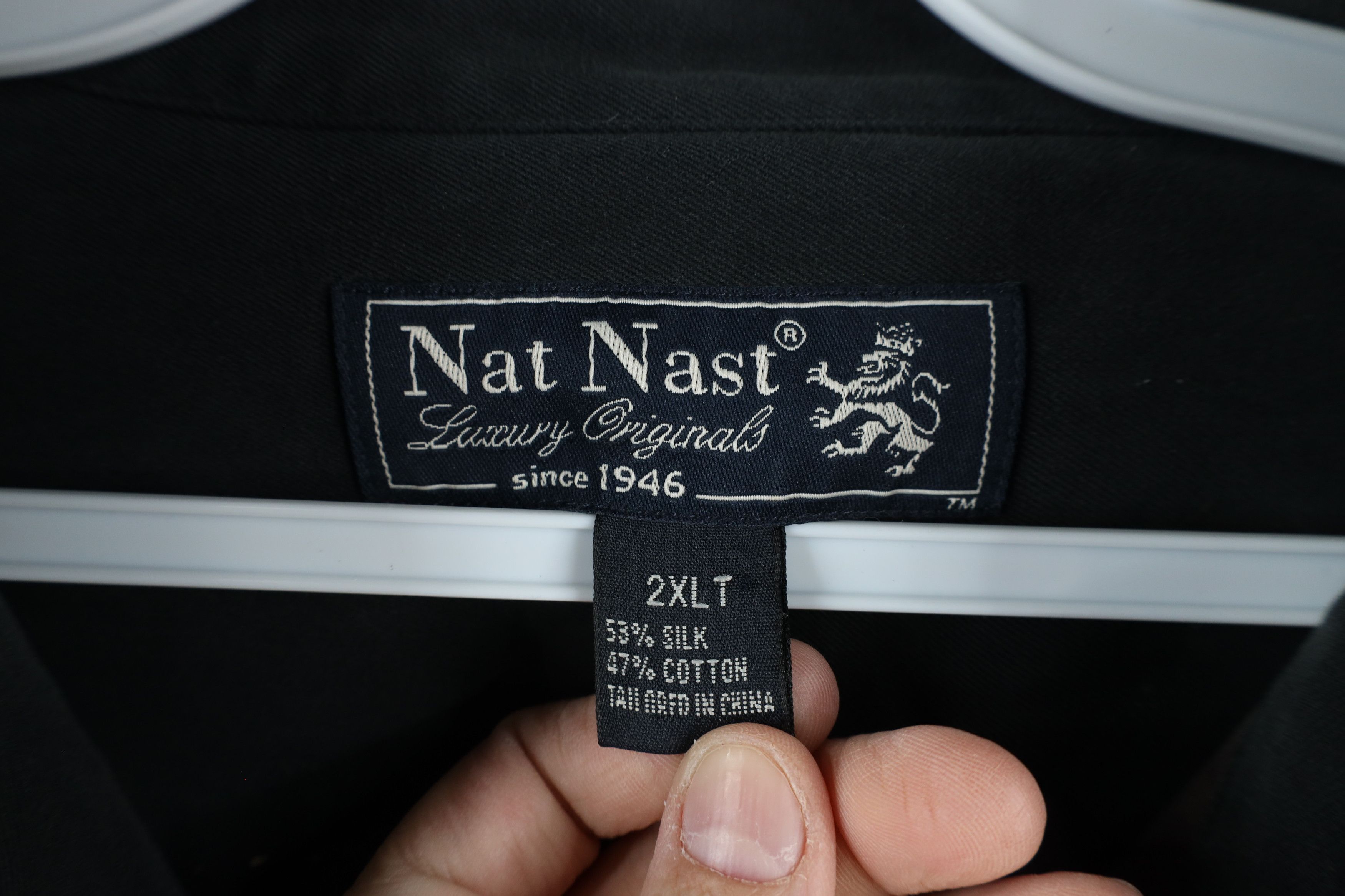 Nat Nast × Vintage Vintage Nat Nast Luxury Originals Heavyweight Button Shirt Size US XXL / EU 58 / 5 - 7 Thumbnail