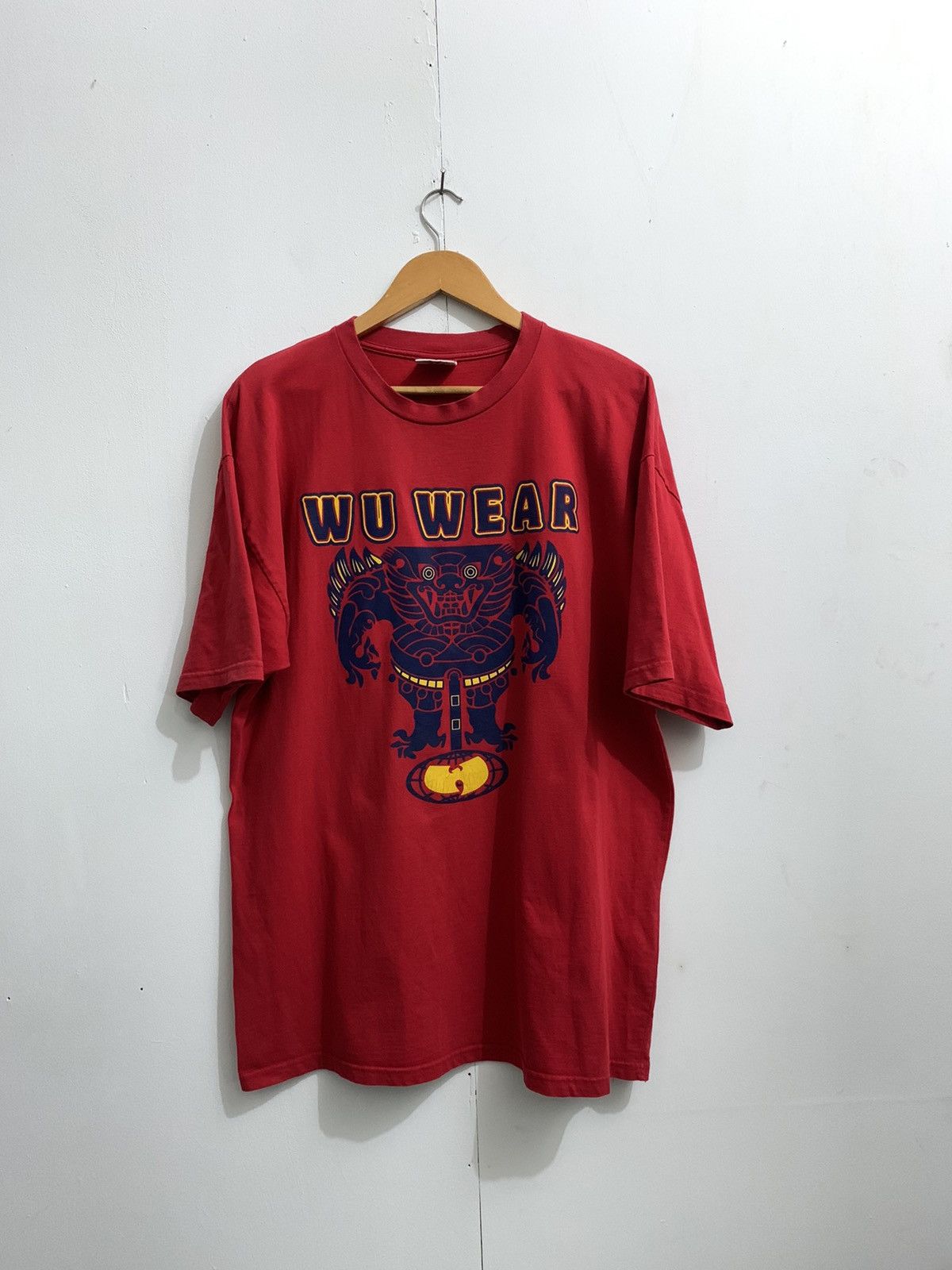 Rap Tees × Vintage × Wu-Tang Clan Wu Wear Wu Tang Tshirt Size US XL / EU 56 / 4 - 1 Thumbnail