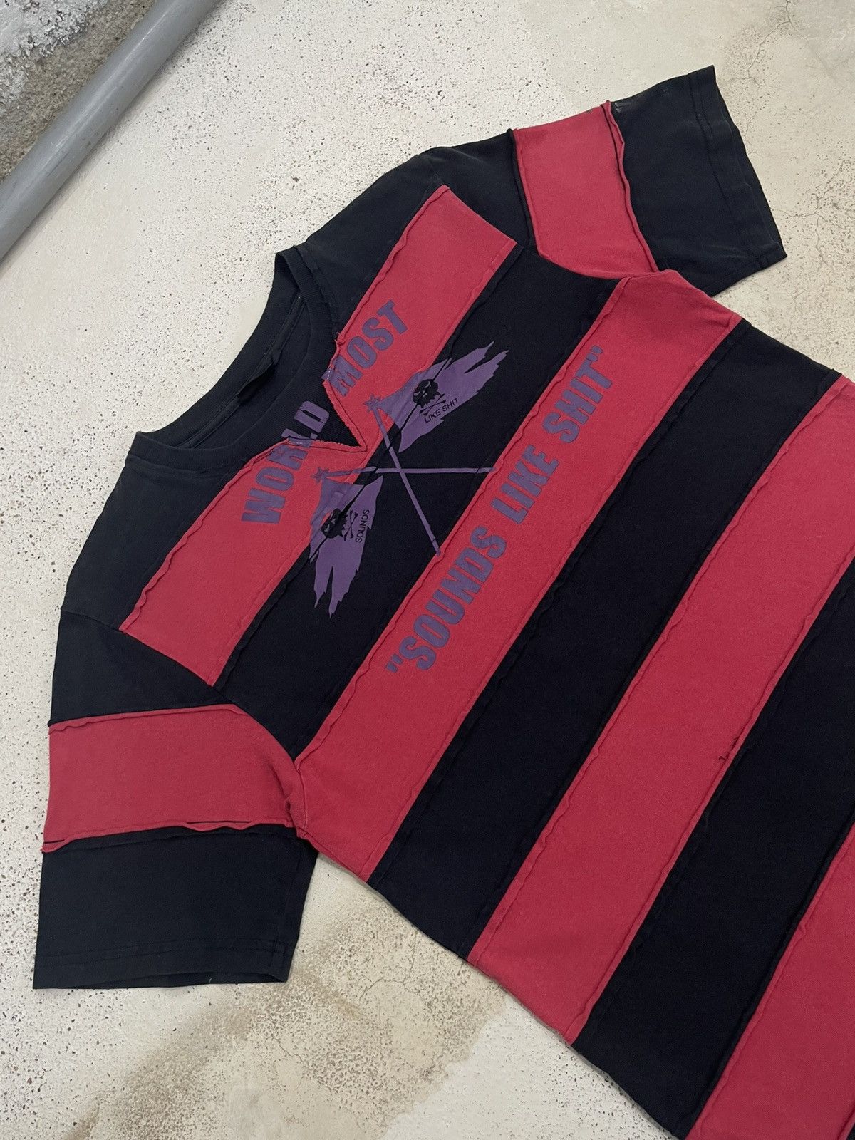 Japanese Brand Anarchy Sounds Like Shit Skull Y2K Punk Rebel Size US M / EU 48-50 / 2 - 3 Thumbnail