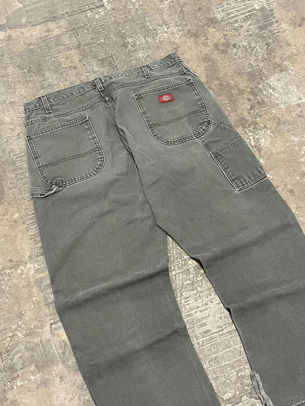 Carhartt × Dickies × Vintage Faded green dickies workwear pants baggy fit y2k hype Size US 36 / EU 52 - 3 Thumbnail