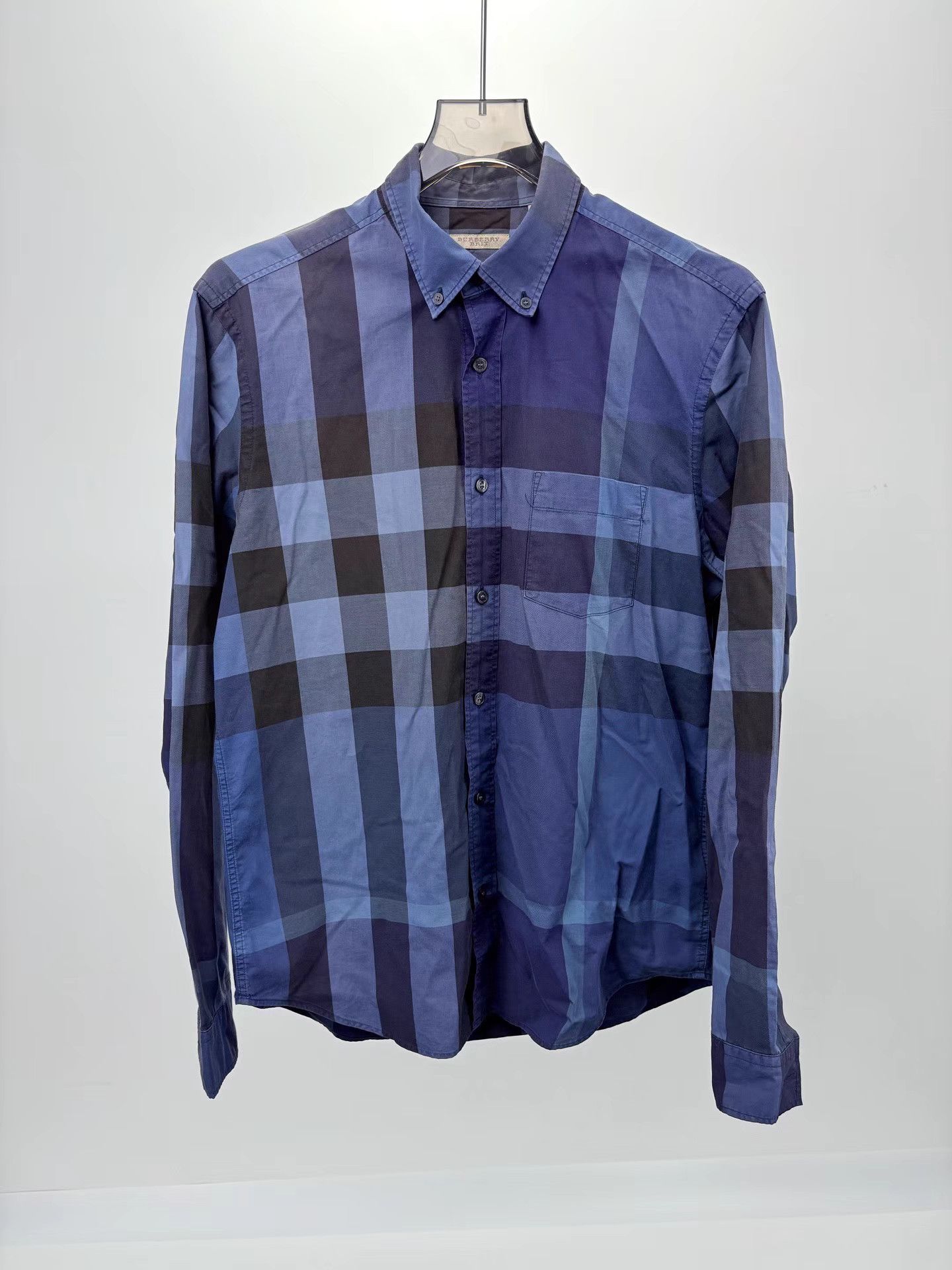 Burberry BURBERRY Check Shirt K1 Size US L / EU 52-54 / 3 - 1 Thumbnail