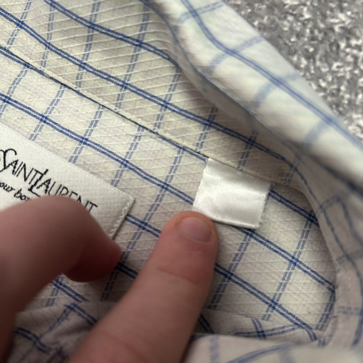 Yves Saint Laurent Luxury Yves Saint Laurent Small logo button shirt size M Size US M / EU 48-50 / 2 - 6 Thumbnail