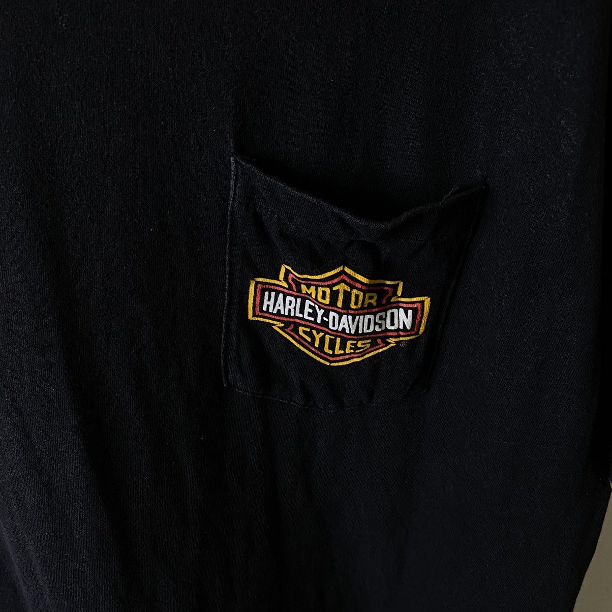 Harley Davidson Vintage 2000s Harley Davidson Single Pocket T Shirt Size US XL / EU 56 / 4 - 2 Thumbnail