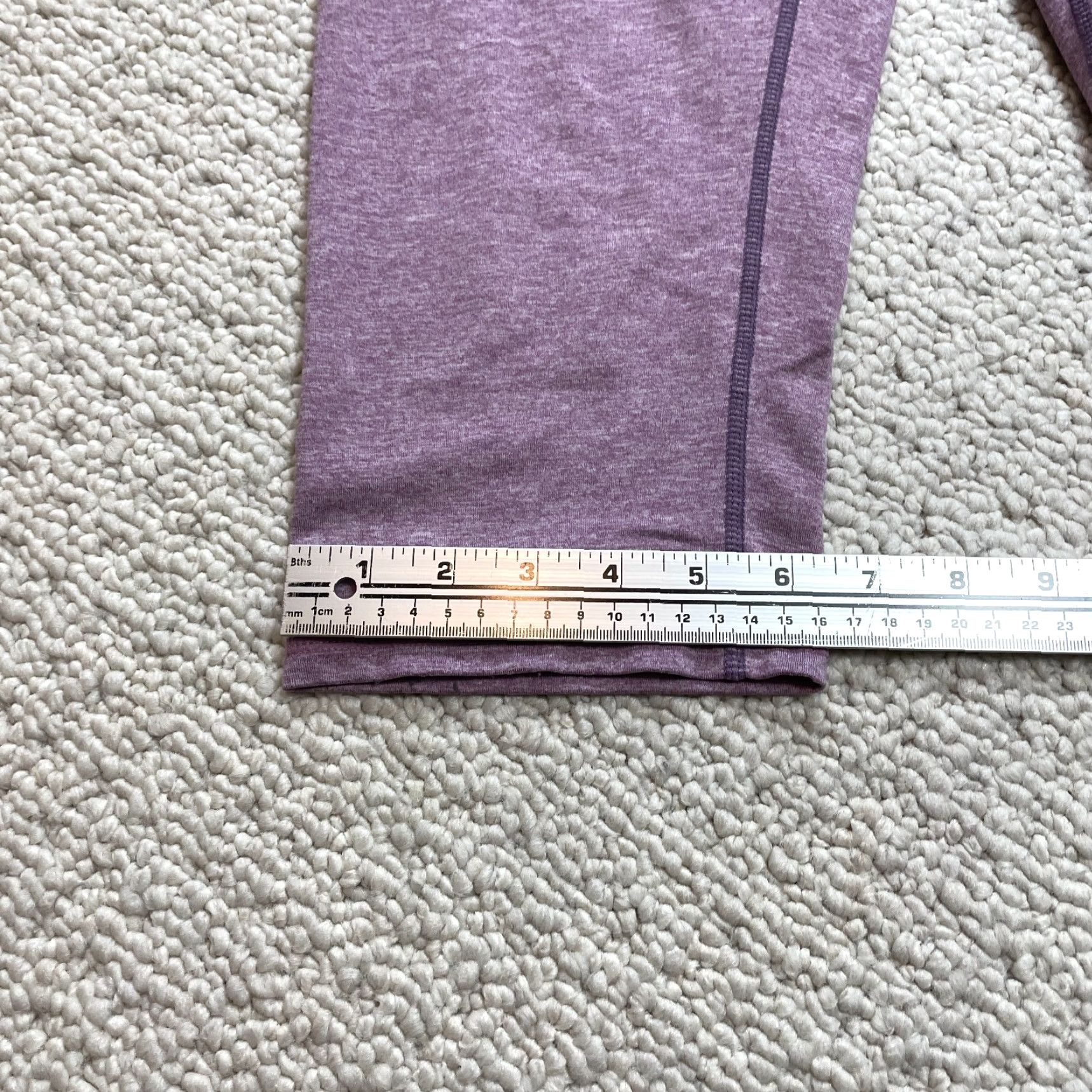 Champion Champion C9 Active Yoga Pants Women's XL Purple Cropped Leg Style Straight Inseam 20 in 30 in Waist 30 in Gym Yoga Running Size 40" / US 18 - 2 Thumbnail