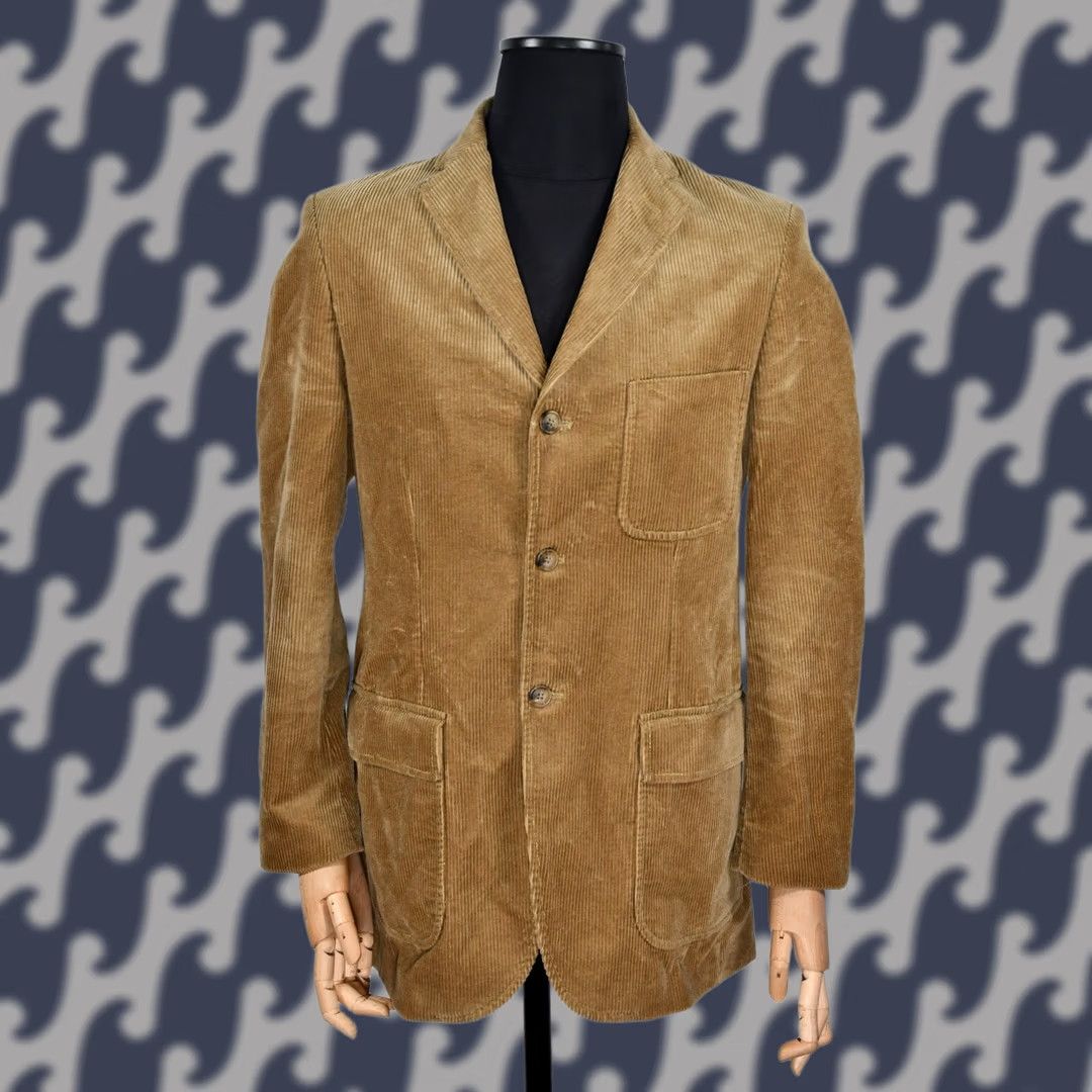 Polo Ralph Lauren Polo Ralph Lauren Blazer Shirt Adults S Brown Corduroy Sport Coat Jacket Size US S / EU 44-46 / 1 - 1 Thumbnail
