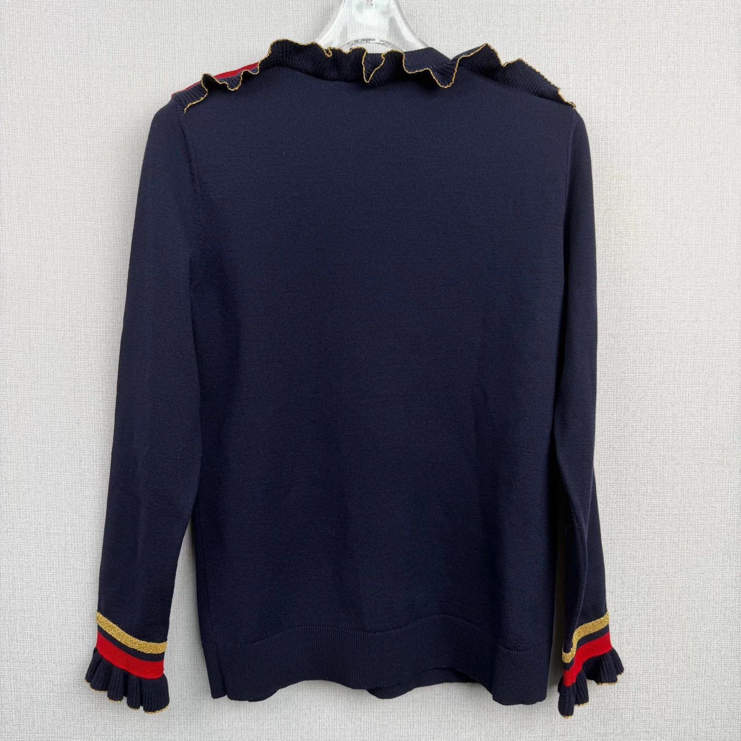 Gucci tt0087 Gucci gold-button knit sweater Size S / US 4 / IT 40 - 2 Thumbnail