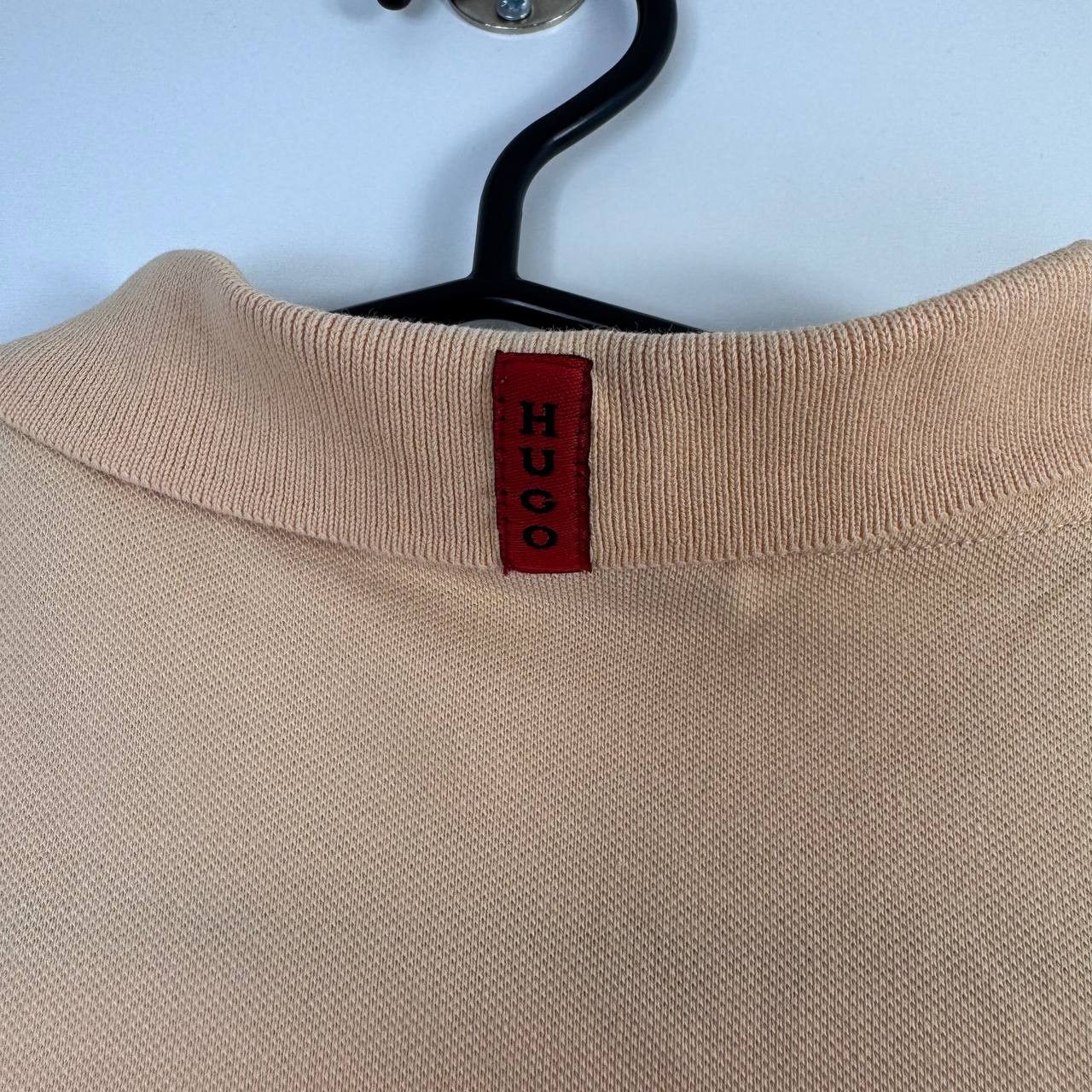 Hugo Boss Hugo Boss Hugo Polo Shirt Mens Beige Designer Casual Size M Size US M / EU 48-50 / 2 - 9 Thumbnail