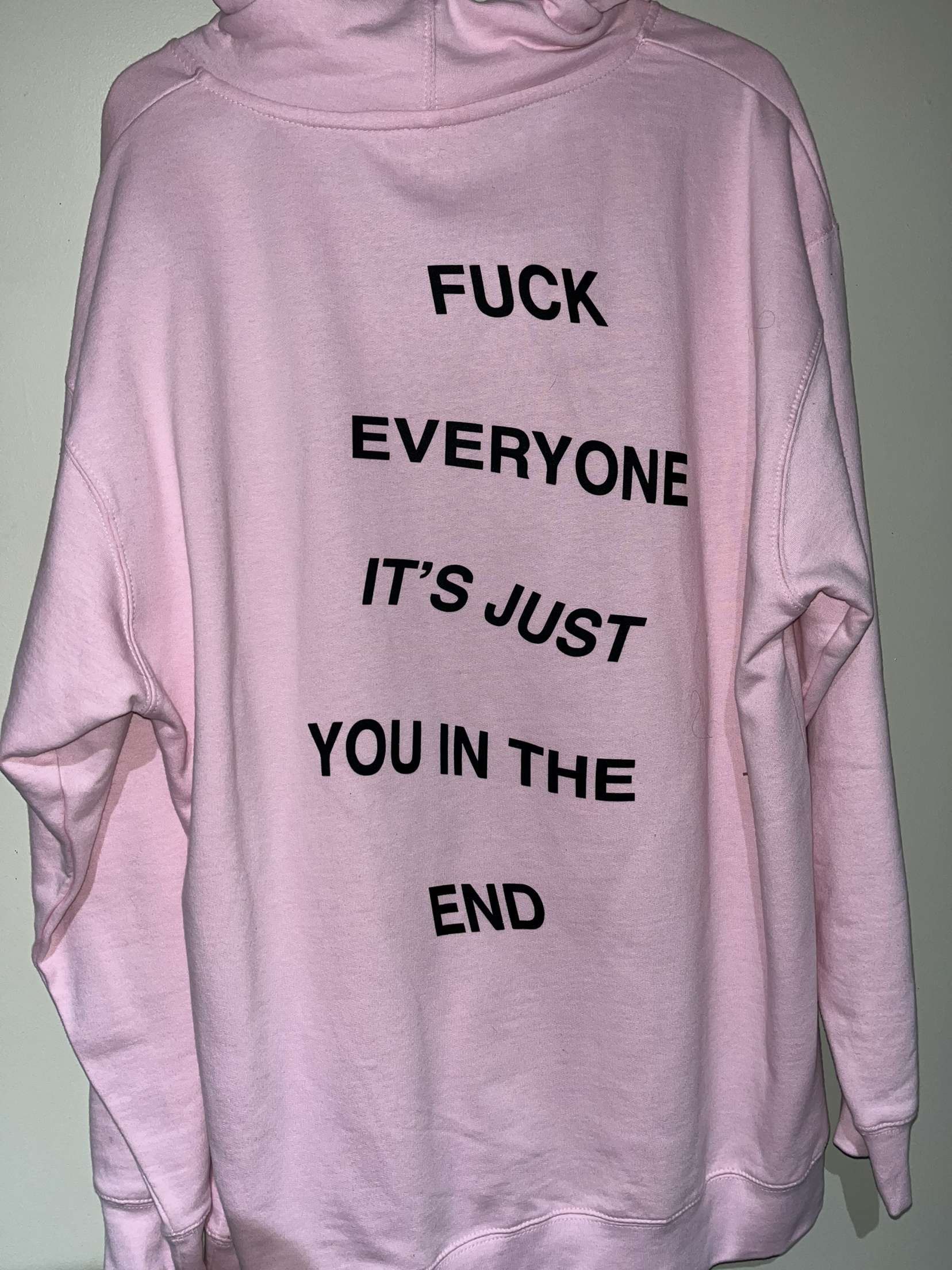 image of Pink Anti Social Social Club Hoodie, Men's (Size XL)