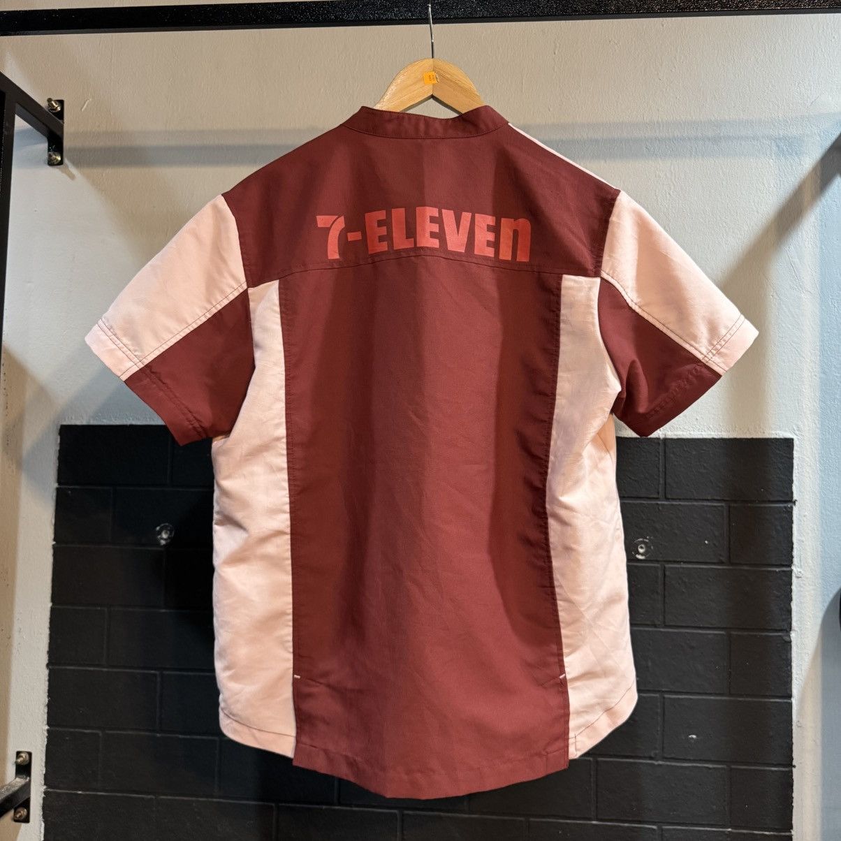 Japanese Brand × Vintage Vintage 90s 7 ELEVEN Shirt Zipper Uniform Workshirt | . Size US M / EU 48-50 / 2 - 2 Thumbnail