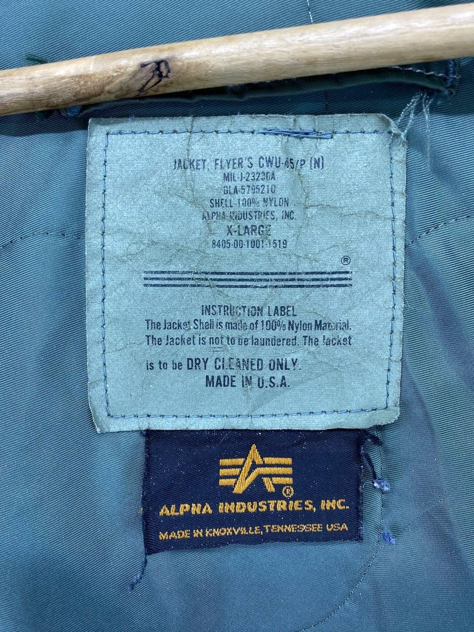 Alpha Industries Vintage 90s Alpha Industries Flyers Bomber Jacket Size US XL / EU 56 / 4 - 8 Thumbnail