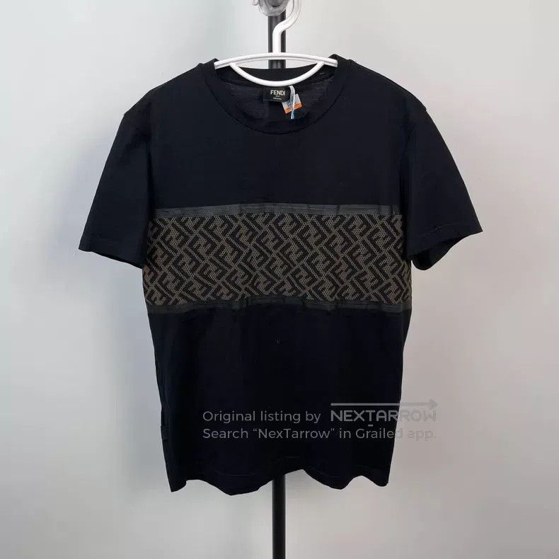 Fendi Fendi Monogrammed FF Letter Short Sleeve Size US L / EU 52-54 / 3 - 1 Thumbnail