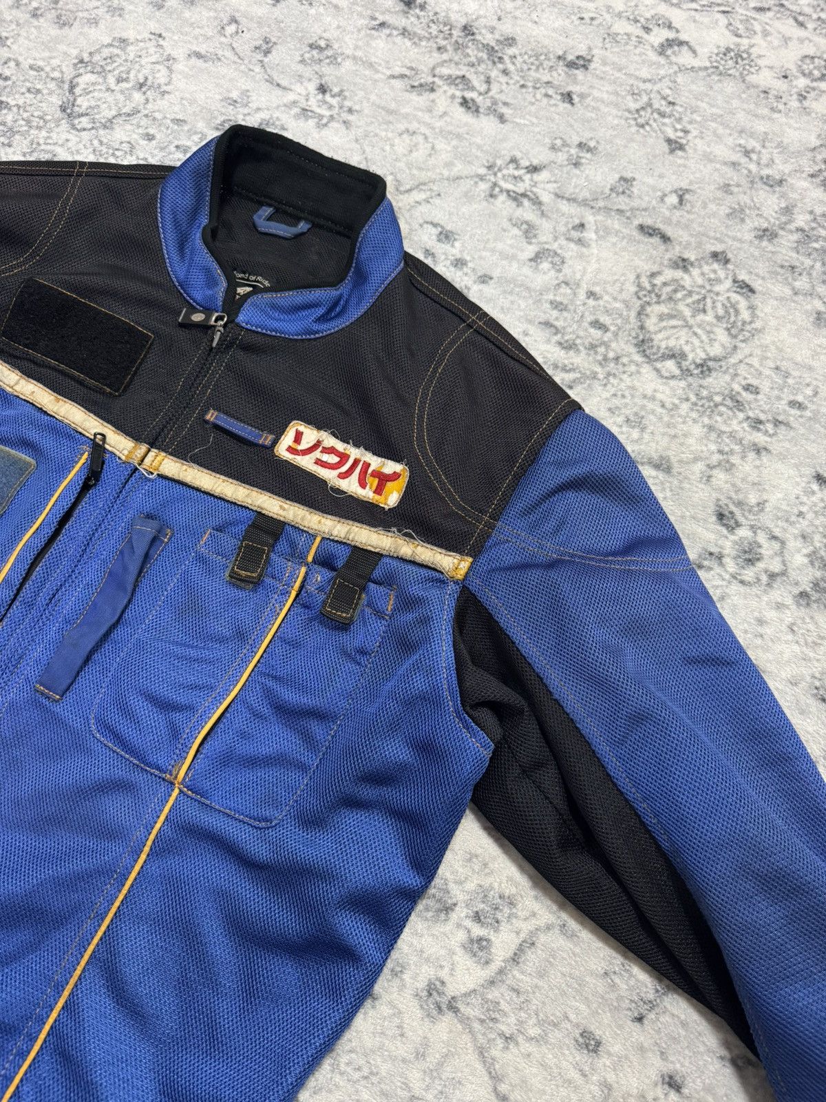 Sports Specialties DISTRESSED KUSHITANI MOTORCYCLE RAGING JACKET Size US M / EU 48-50 / 2 - 3 Thumbnail