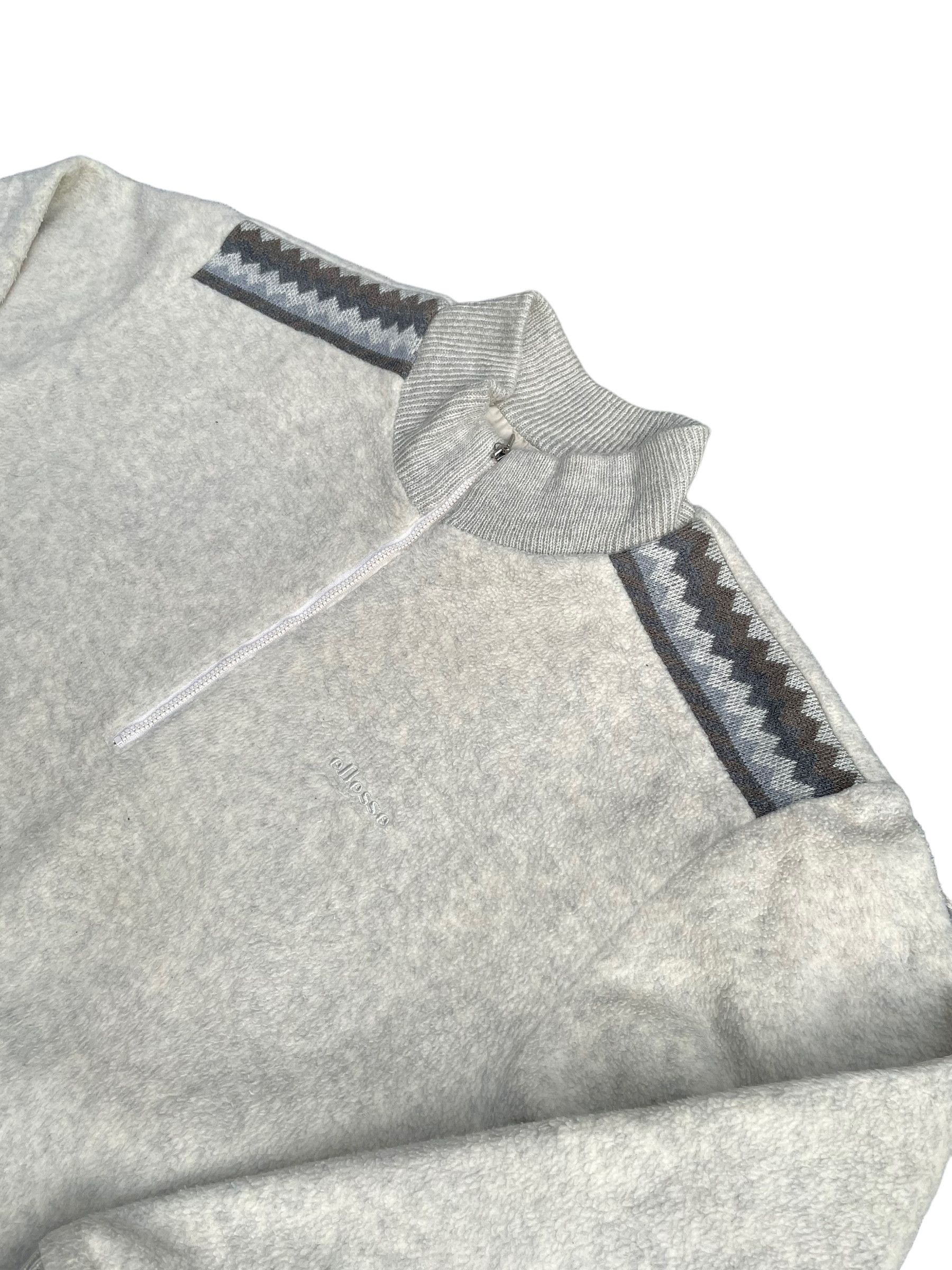 Designer Vintage Ellesse Golf Fleece Size US L / EU 52-54 / 3 - 2 Thumbnail