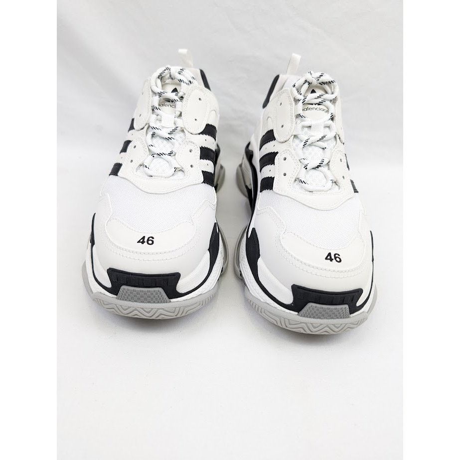 Adidas × Balenciaga o1rshd1 Low-Top Sneakers in Black/White Size US 13 / EU 46 - 19 Thumbnail