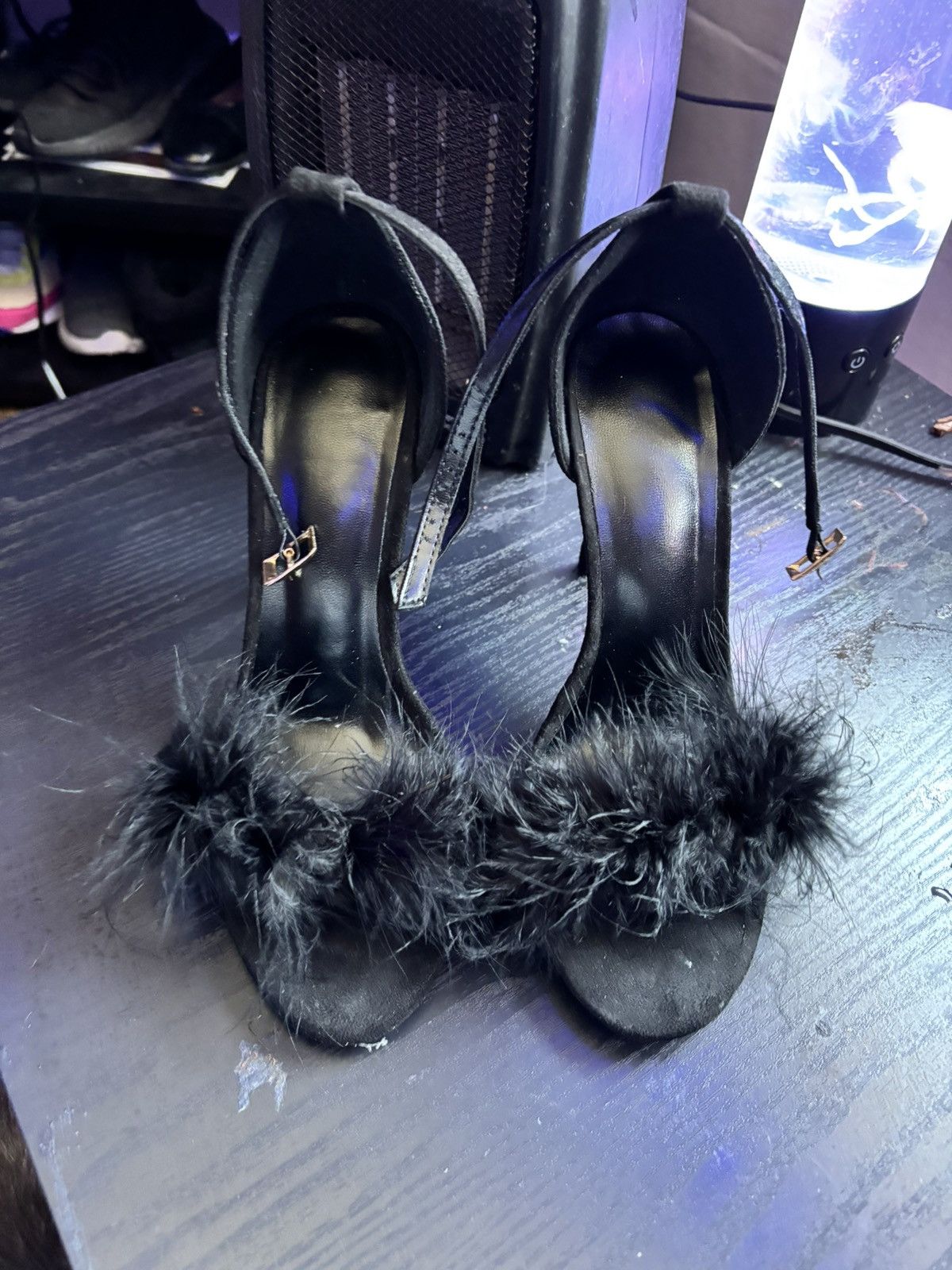 Rainbow Black rainbow heels Size US 7 / IT 37 - 3 Thumbnail