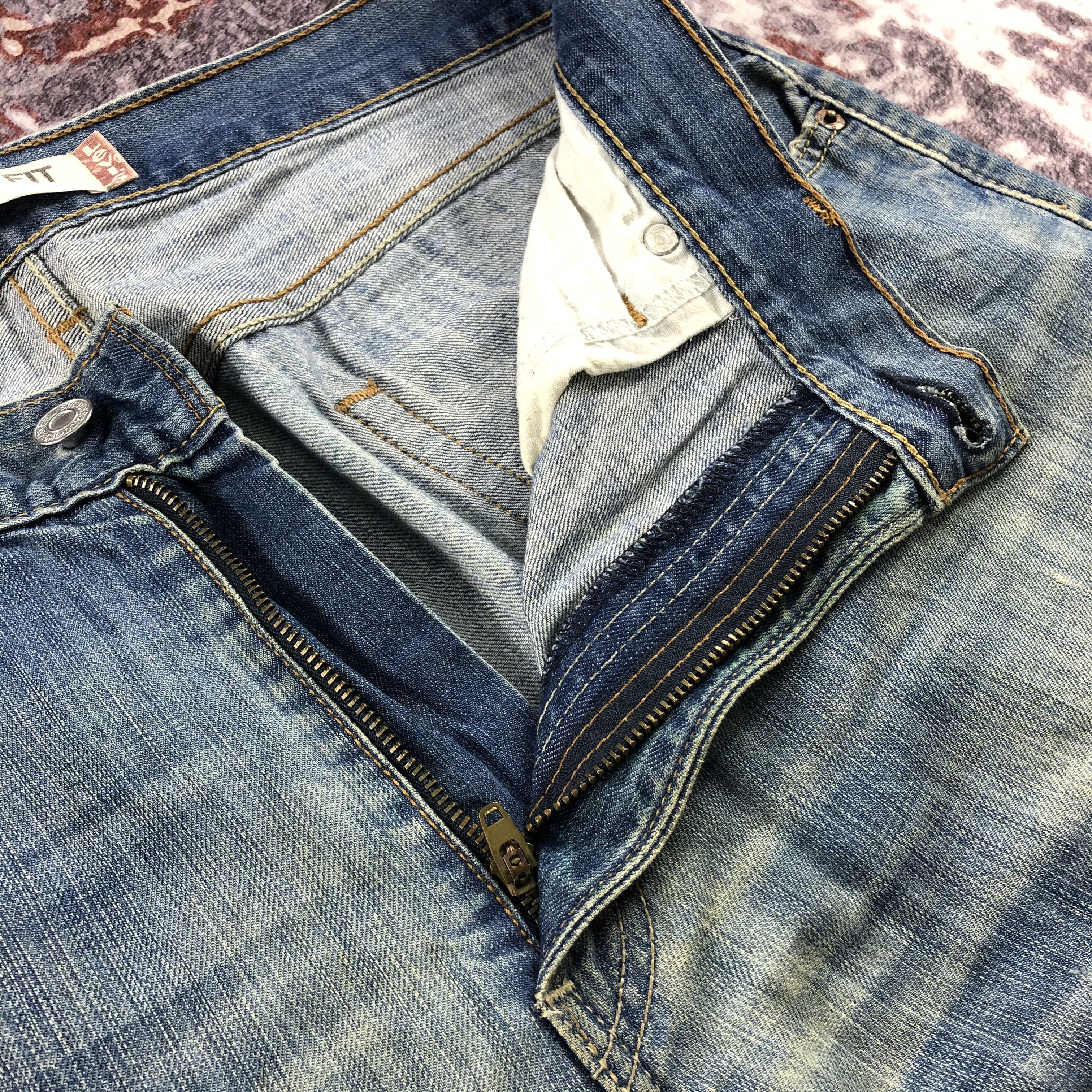 Levi's × Vintage Vintage Ripped Levis 505 Jeans-JM2475 Size US 34 / EU 50 - 12 Thumbnail