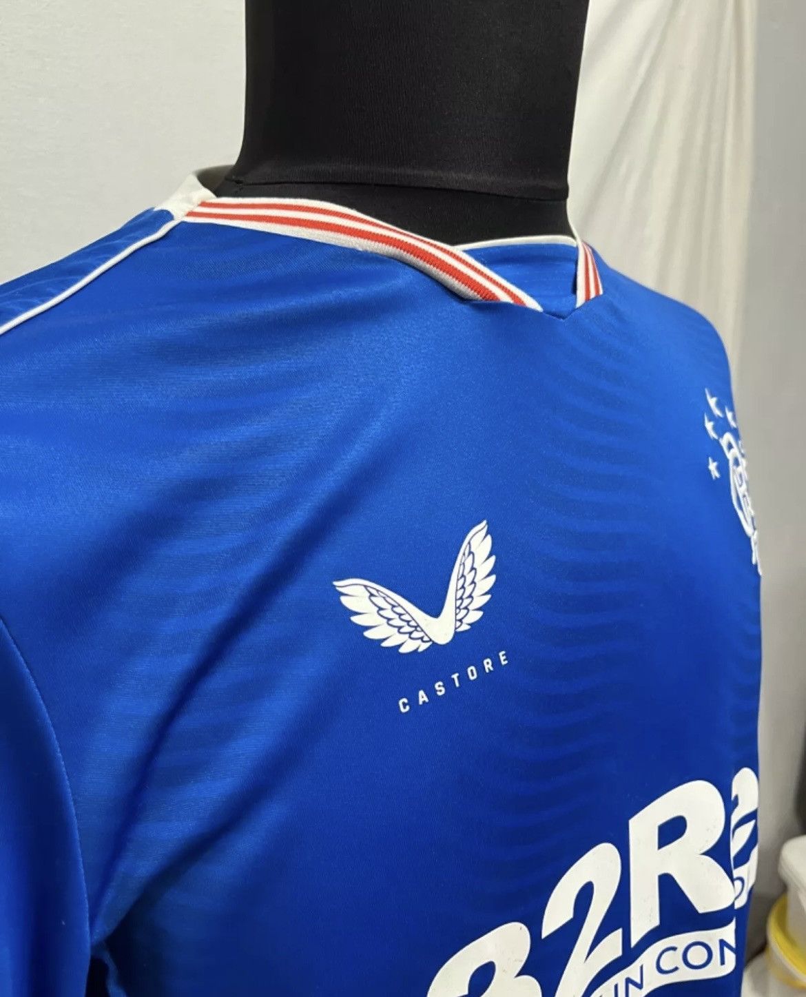 Castore × Vintage RANGERS SCOTLAND 2020/2021 HOME FOOTBALL SHIRT JERSEY Size US M / EU 48-50 / 2 - 3 Thumbnail