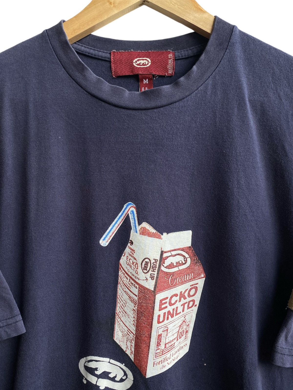 Ecko Unltd. × Rap Tees × Vintage Vintage Ecko Cream box water tee Size US M / EU 48-50 / 2 - 2 Thumbnail