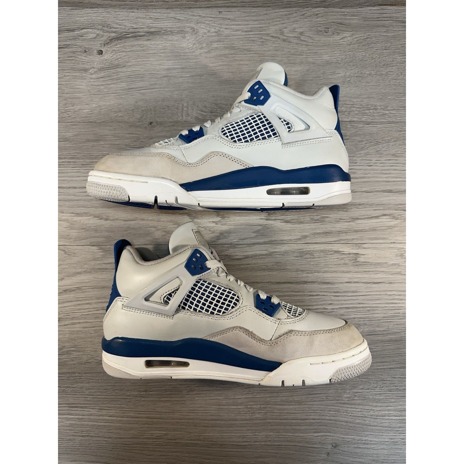 Jordan Brand Jordan Retro 4 Military Blue GS - Size 7y (HF4281-141) Size US 7 / EU 40 - 3 Thumbnail