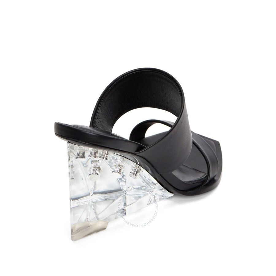 Alexander McQueen o1w1db10925 Shard Sandal in Black Size US 7 / IT 37 - 3 Thumbnail