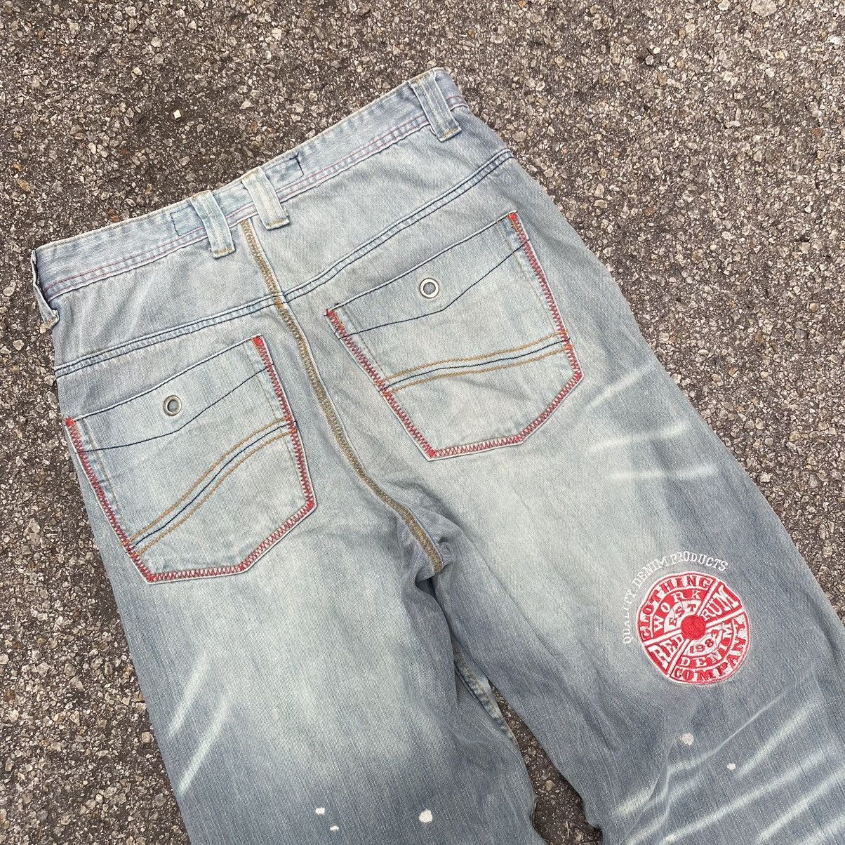 Southpole Baggy Jeans Skater Y2k Vintage Denim Redrum Clothing Company Size US 30 / EU 46 - 6 Thumbnail