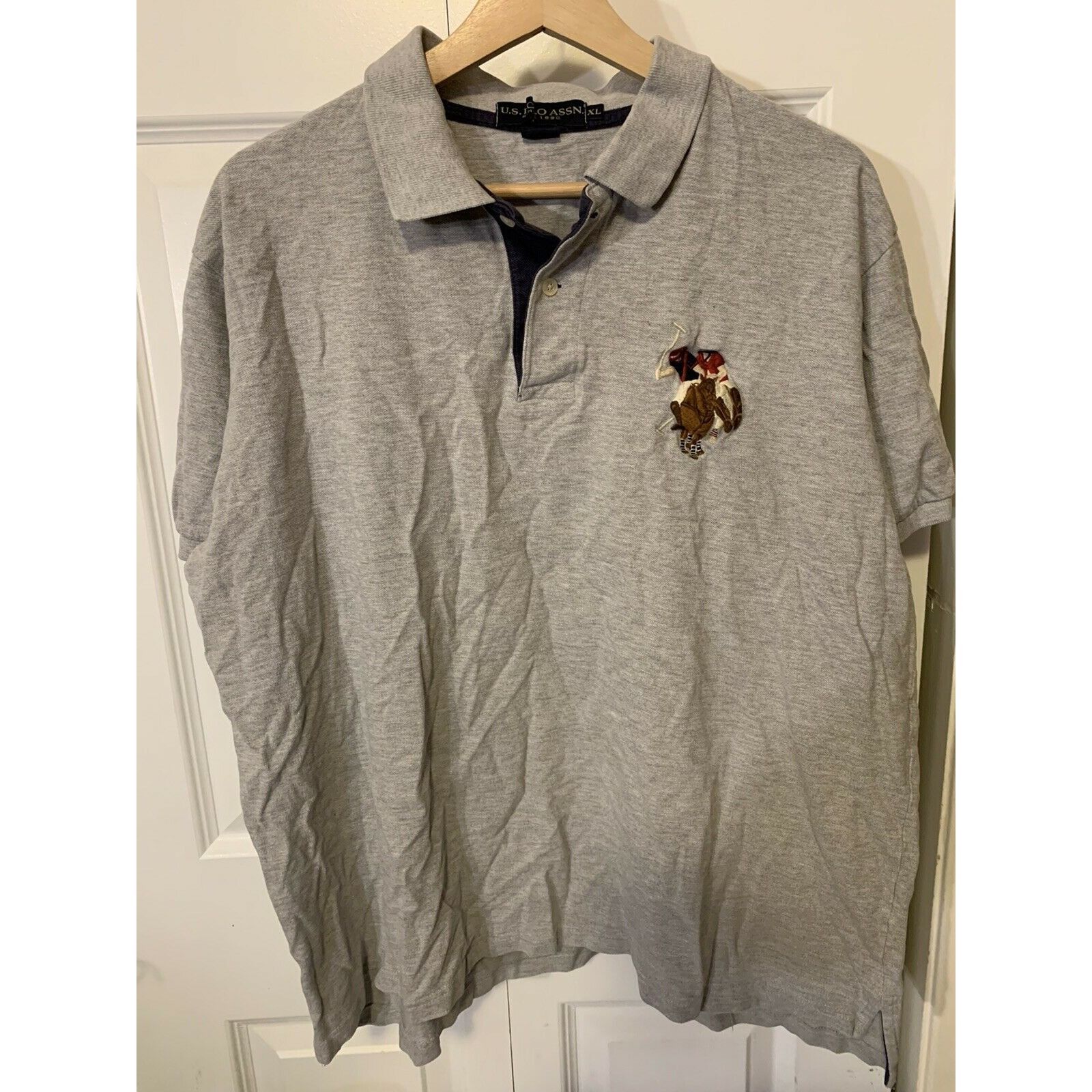 U.S. Polo Assn. US Polo Assn Shirt Men's Sz XL Gray Big Pony Size US XL / EU 56 / 4 - 6 Thumbnail