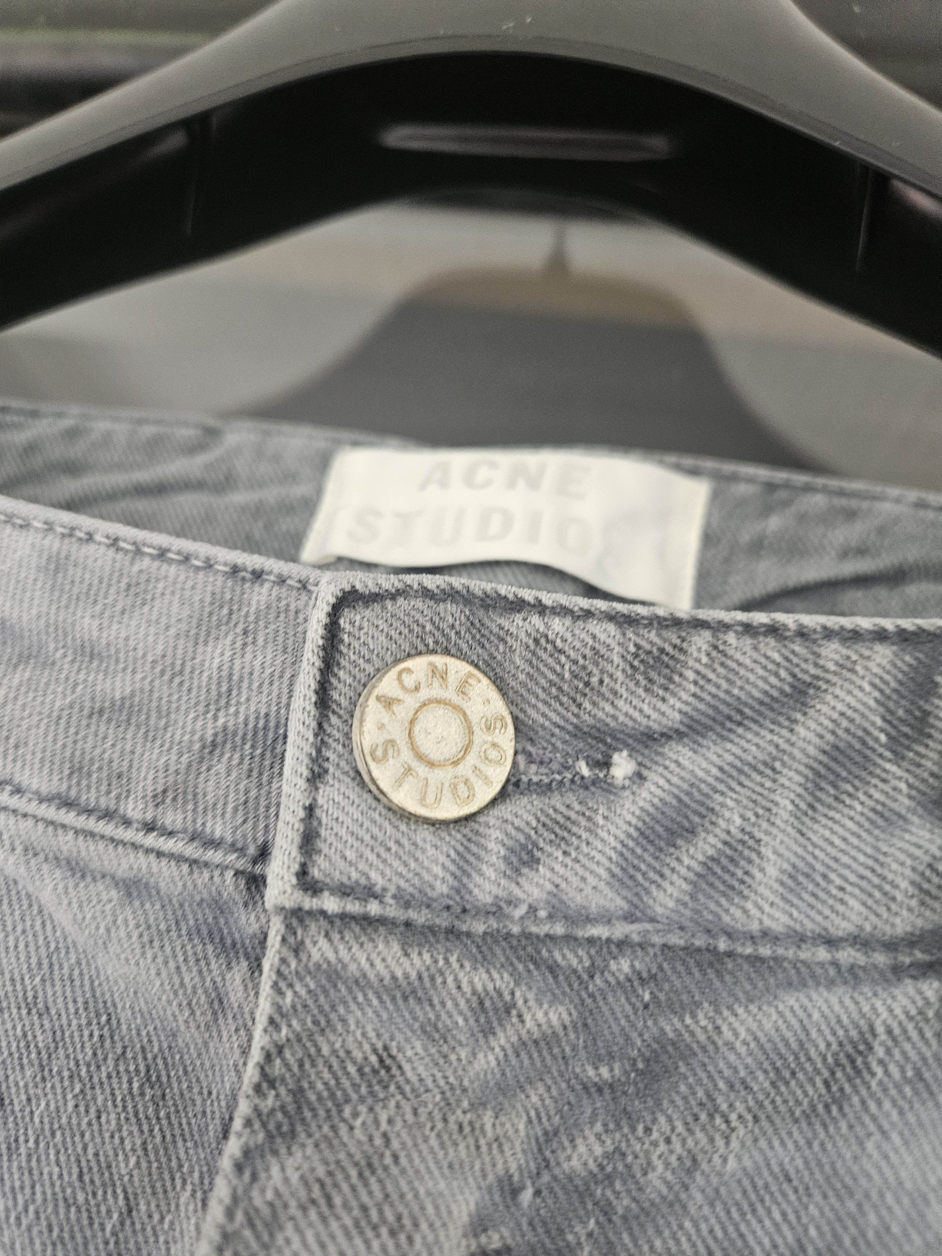Acne Studios Gray Pop Hand Dye Denim Jeans Size US 30 / EU 46 - 4 Thumbnail
