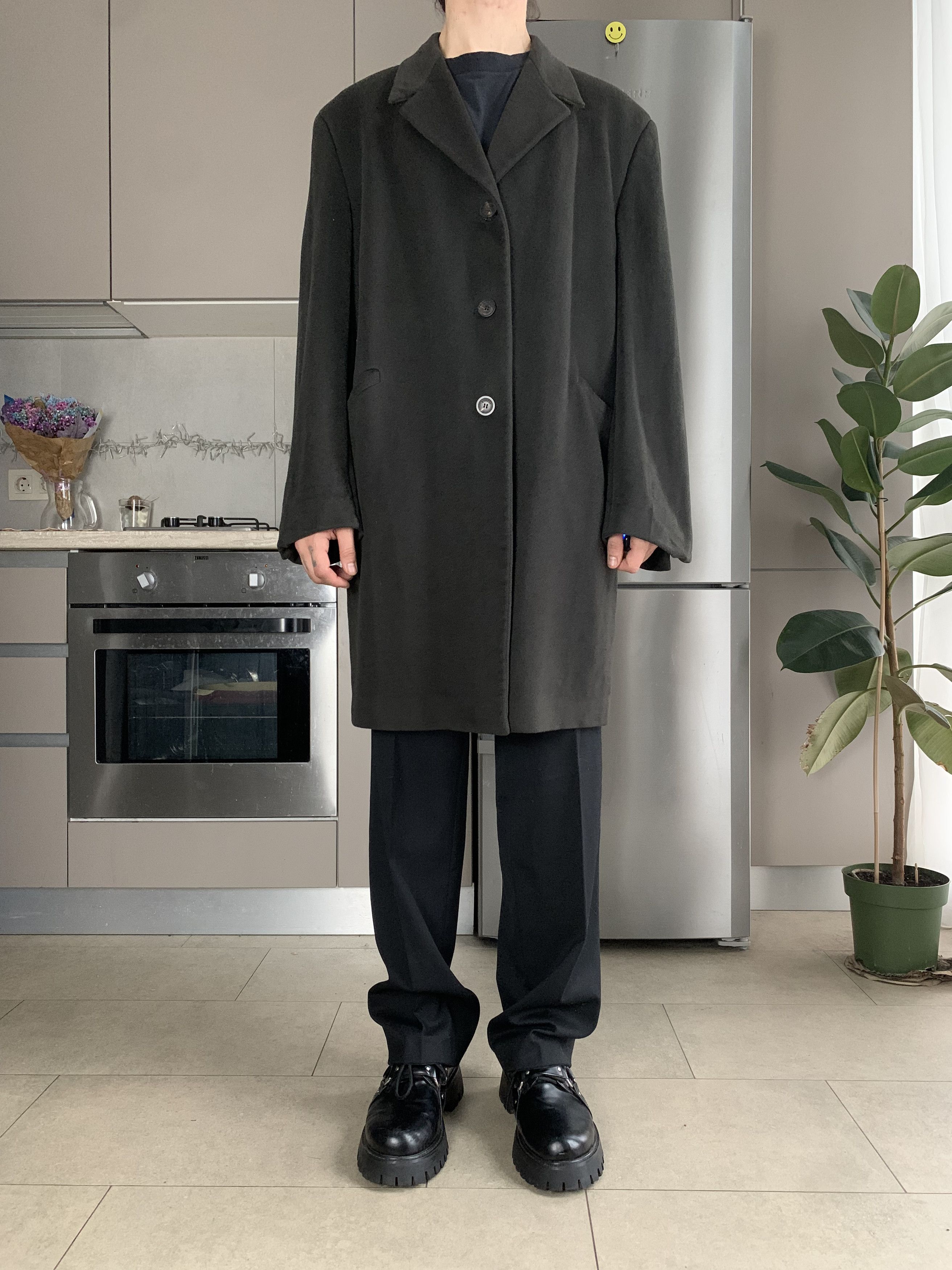 Versace Gianni Versace Wool Overcoat Men's Size US L / EU 52-54 / 3 - 3 Thumbnail