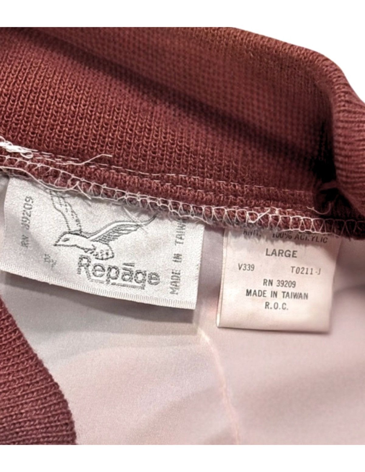 Other Men’s Retro Palm Tree Light Bomber Jacket by Repage - 1980’s Size US L / EU 52-54 / 3 - 7 Thumbnail