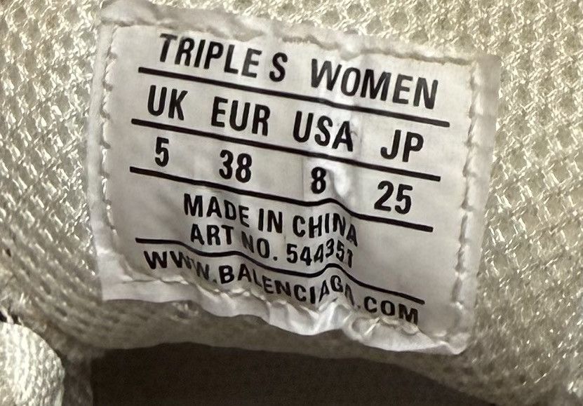 Balenciaga Balenciaga Triple S White Size US 8 / IT 38 - 7 Thumbnail