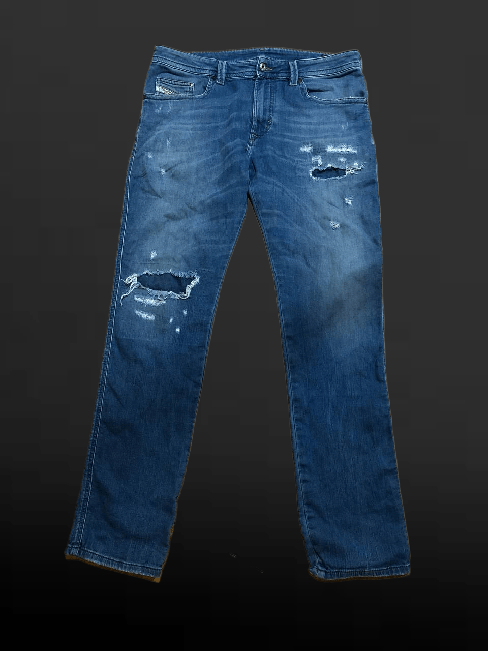 Diesel DIESEL DENIM Sweatpant Jeans Thavar Drawstring Jeans Blue Size US 32 / EU 48 - 1 Thumbnail