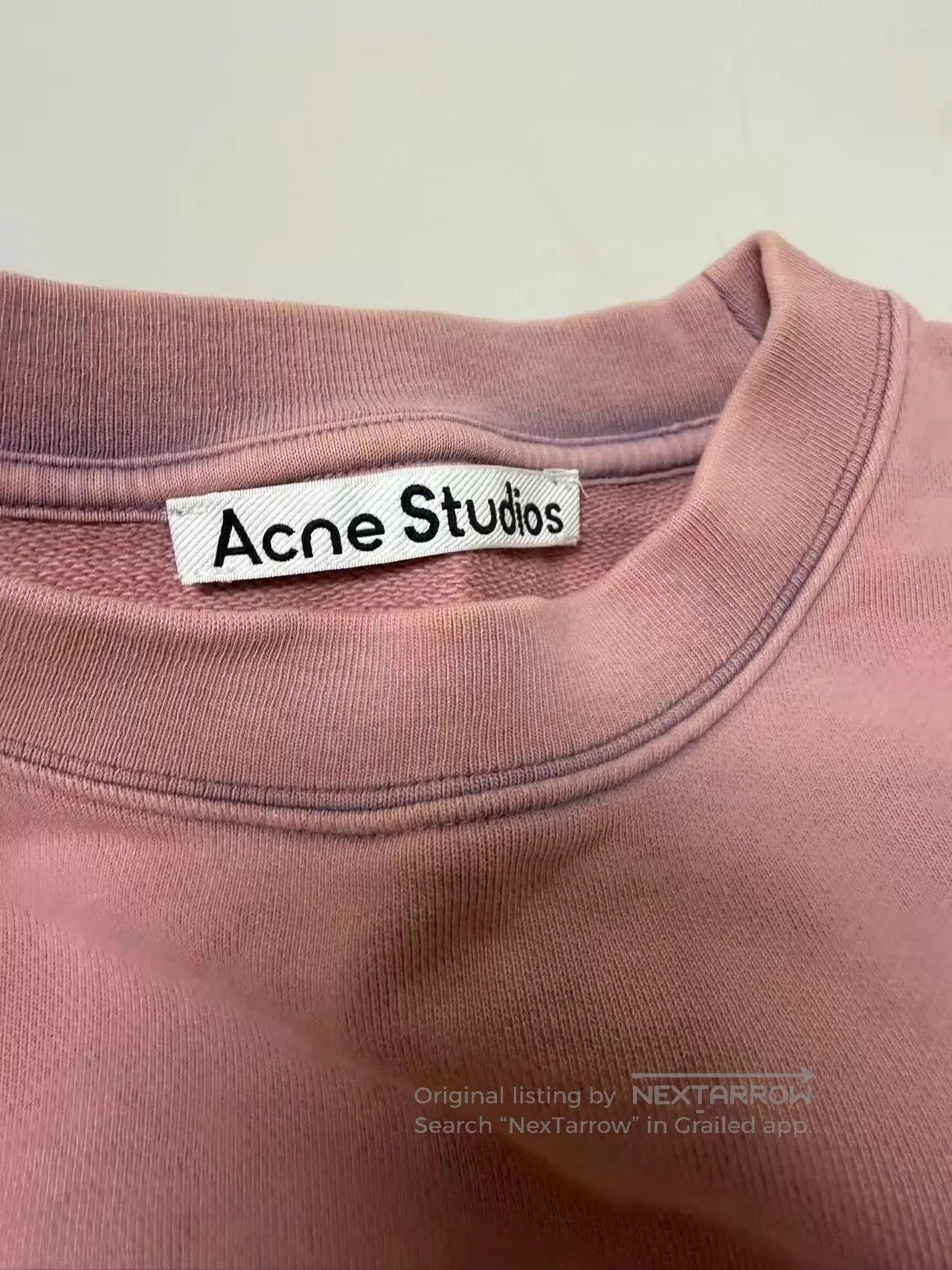 Acne Studios Pink Crewneck Sweatshirt - Size M. Size US M / EU 48-50 / 2 - 3 Thumbnail