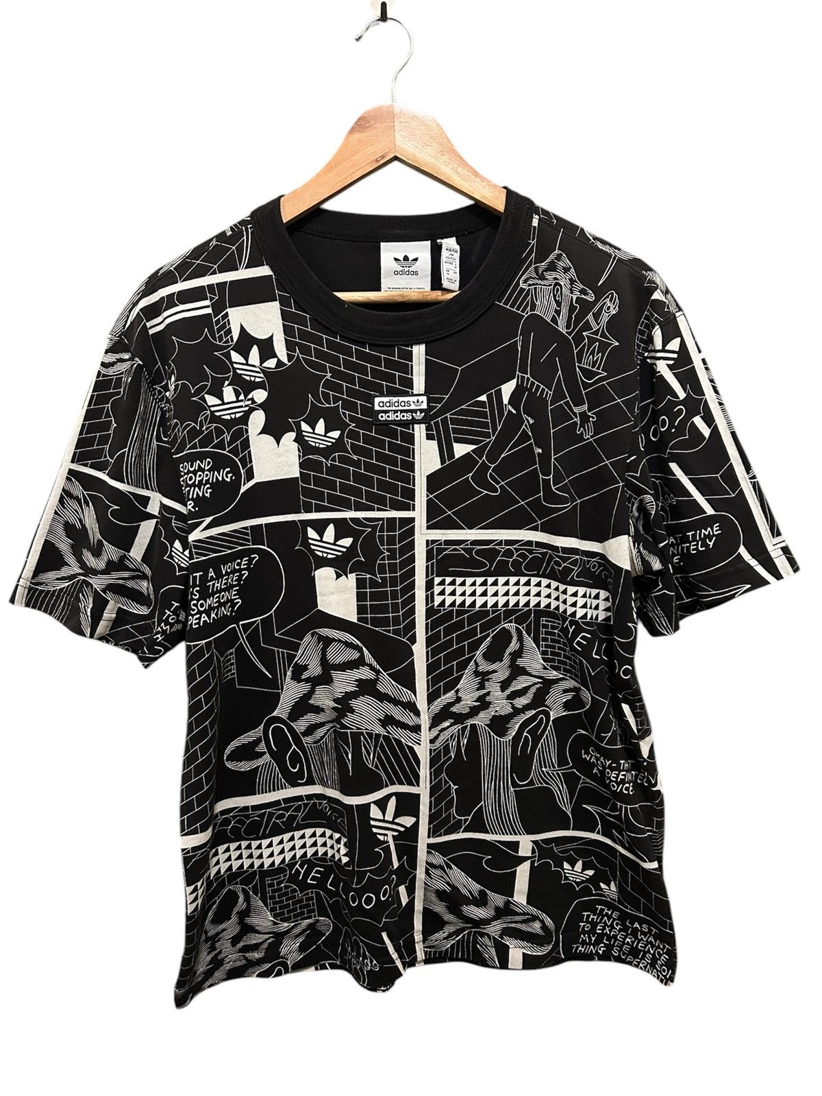 Adidas Rare Adidas fullprint embroidery center logo Size US M / EU 48-50 / 2 - 1 Thumbnail
