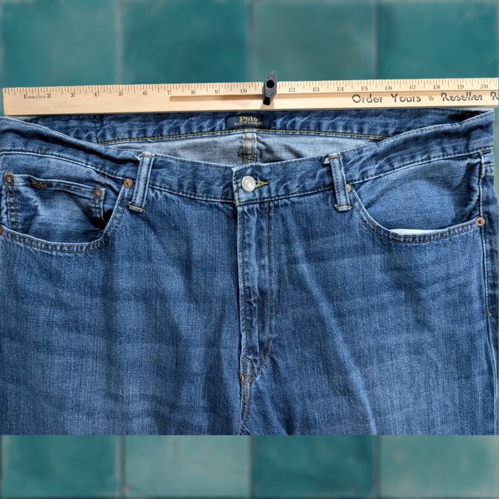 Polo Ralph Lauren Polo Ralph Lauren Jeans Slim Straight Varick Blue 40x32 Men’s Denim Vintage No Size US L / EU 52-54 / 3 - 1 Thumbnail