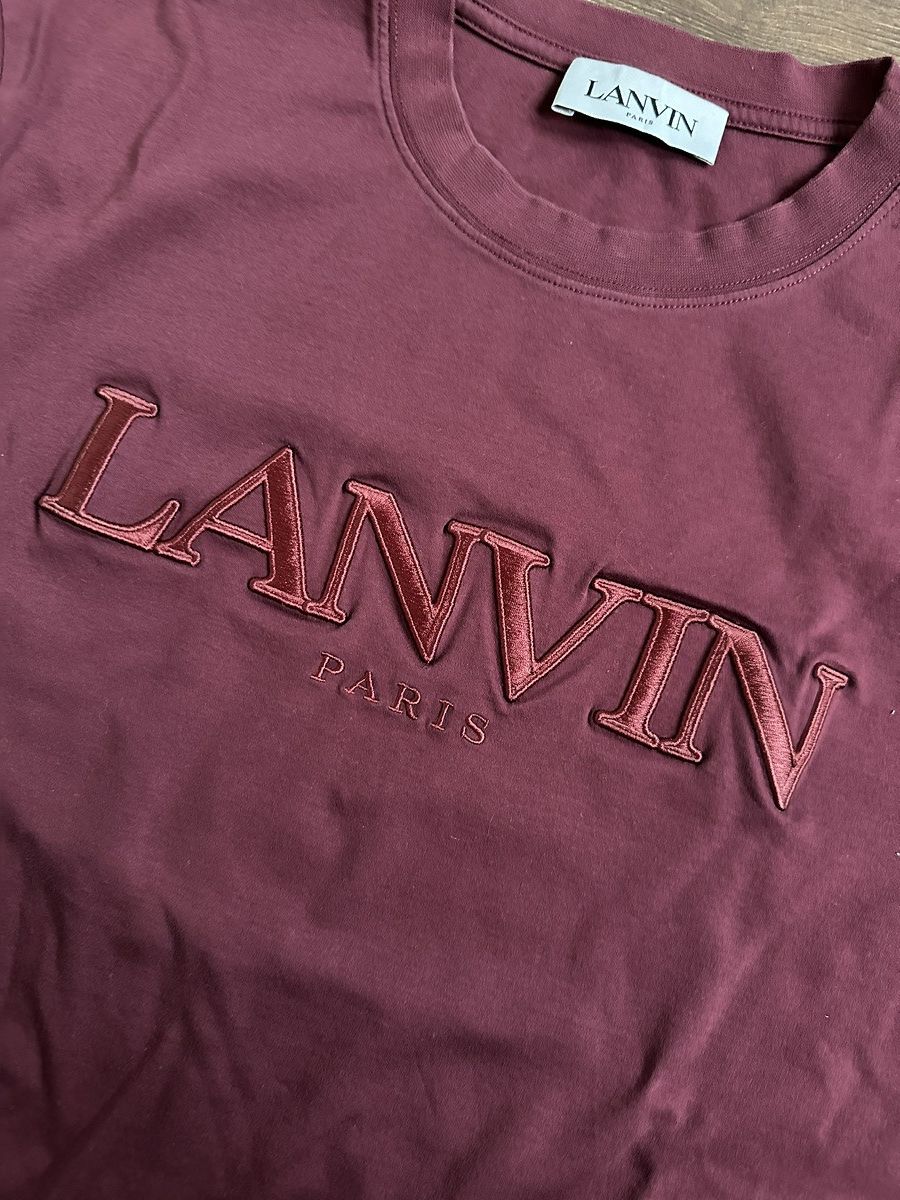 Lanvin Lanvin Logo Shirt Maroon Size US S / EU 44-46 / 1 - 2 Thumbnail