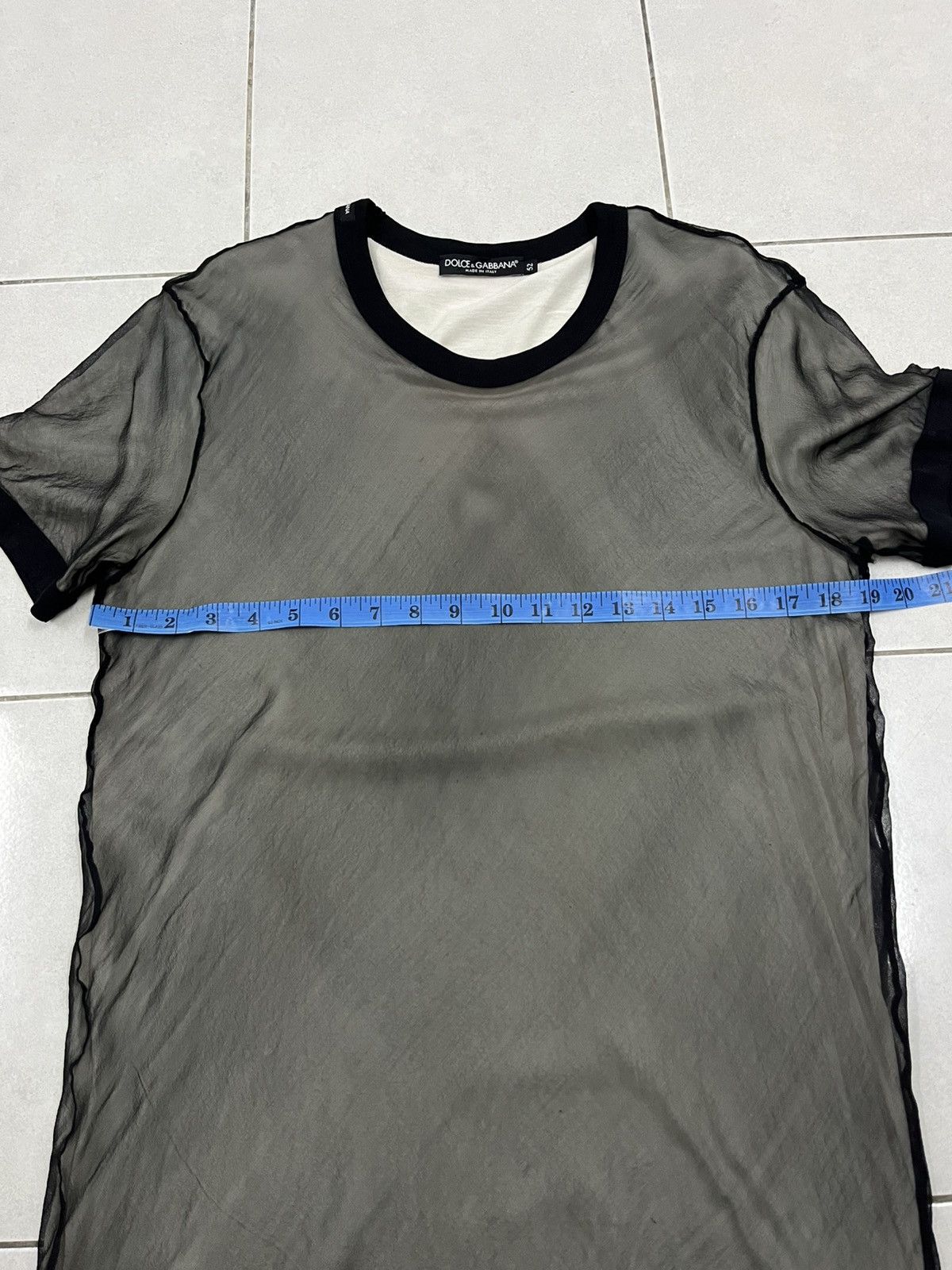 Dolce & Gabbana Double Layered Tee Size US M / EU 48-50 / 2 - 6 Thumbnail